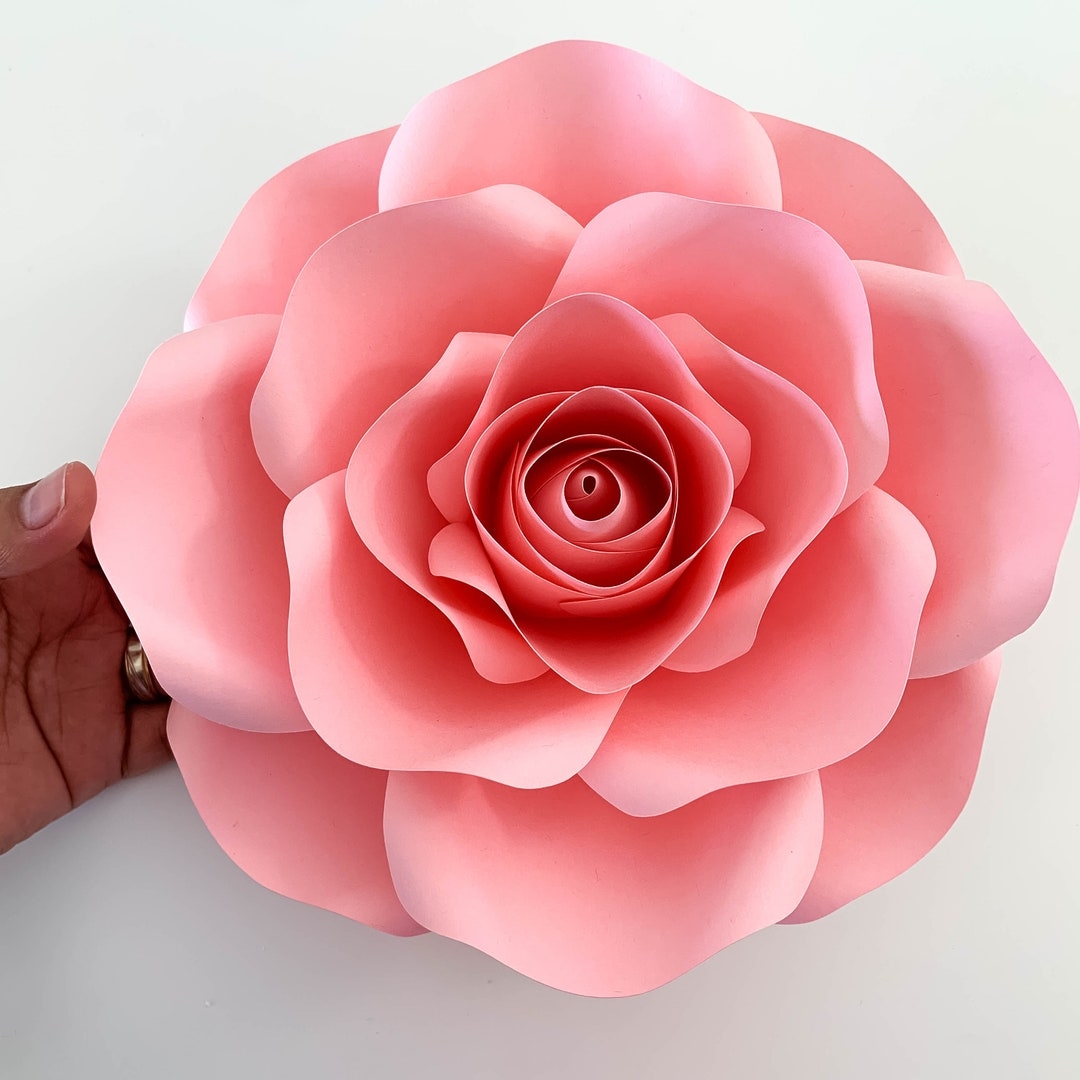 Paper Flowers PDF Small Rose Petal Template Digital Version 7 To 9 Inches Diameter Etsy Paper Flowers PDF Small Rose Petal Template Digital Version 7 To 9 Inches Diameter Etsy