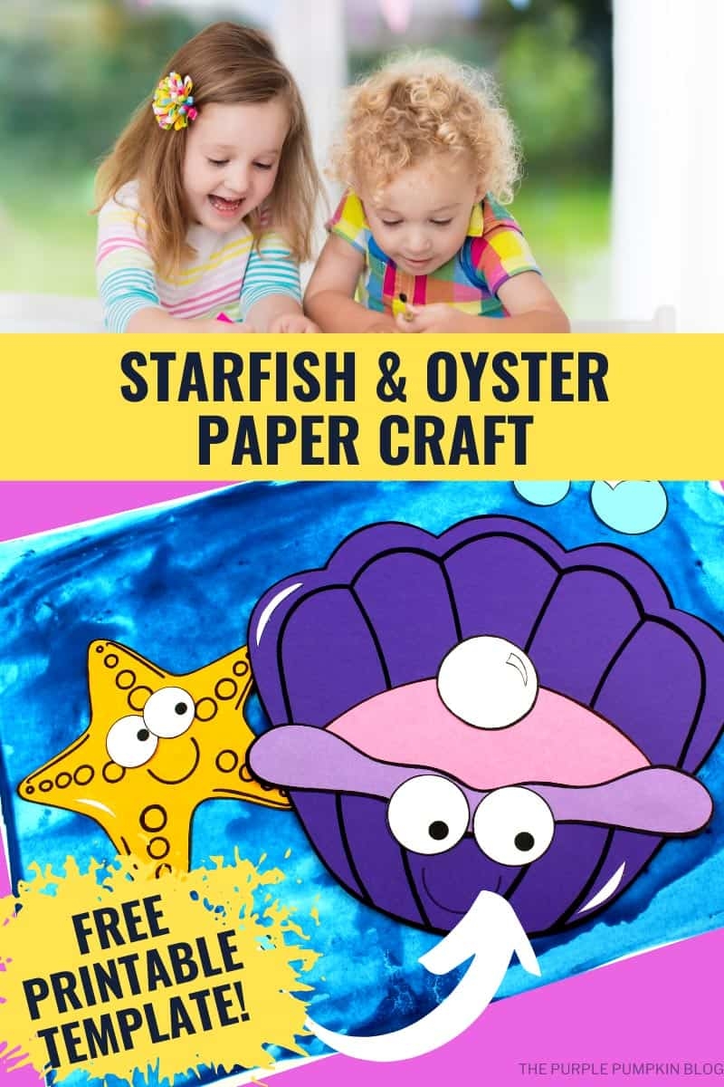 Paper Oyster Craft Bonus Starfish Sea Creature Craft Paper Oyster Craft Bonus Starfish Sea Creature Craft