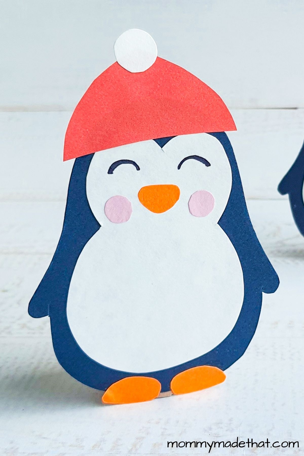 Paper Penguin Craft With Free Printable Template 