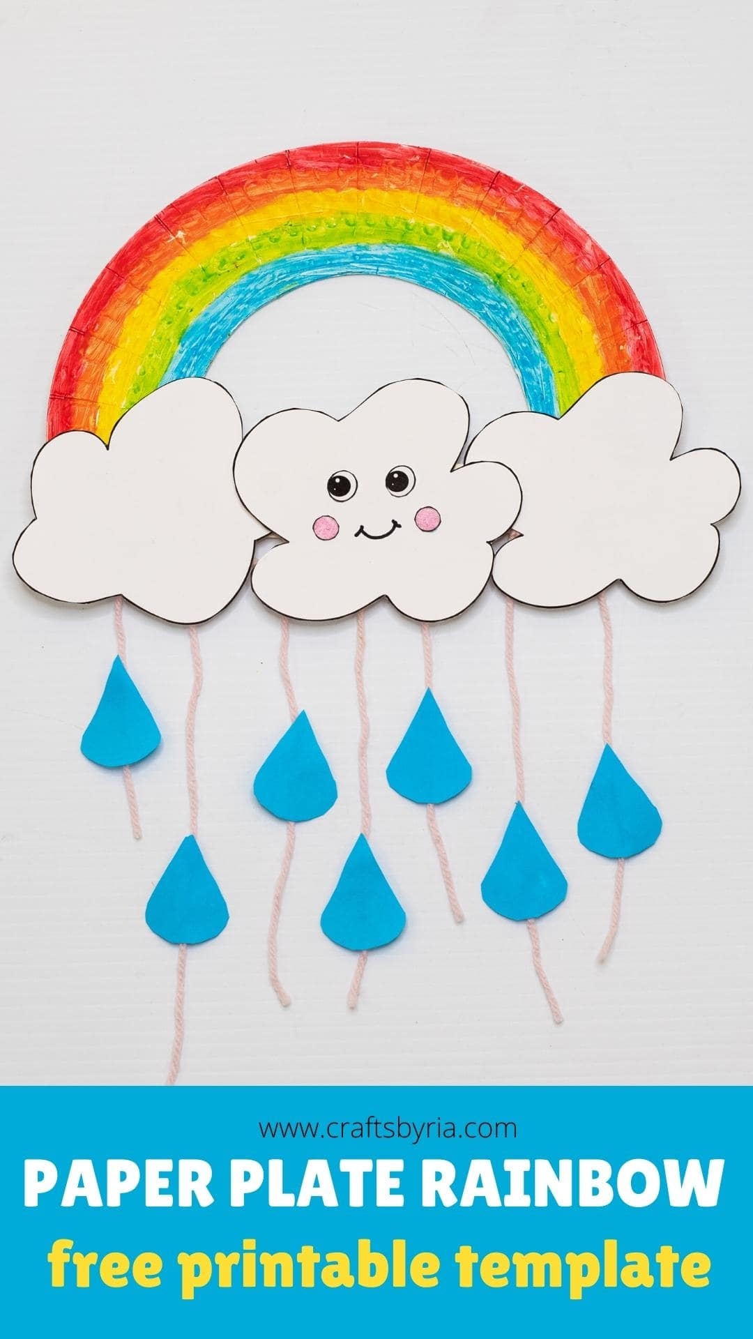 Paper Plate Rainbow Craft For Kids Crafts By Ria