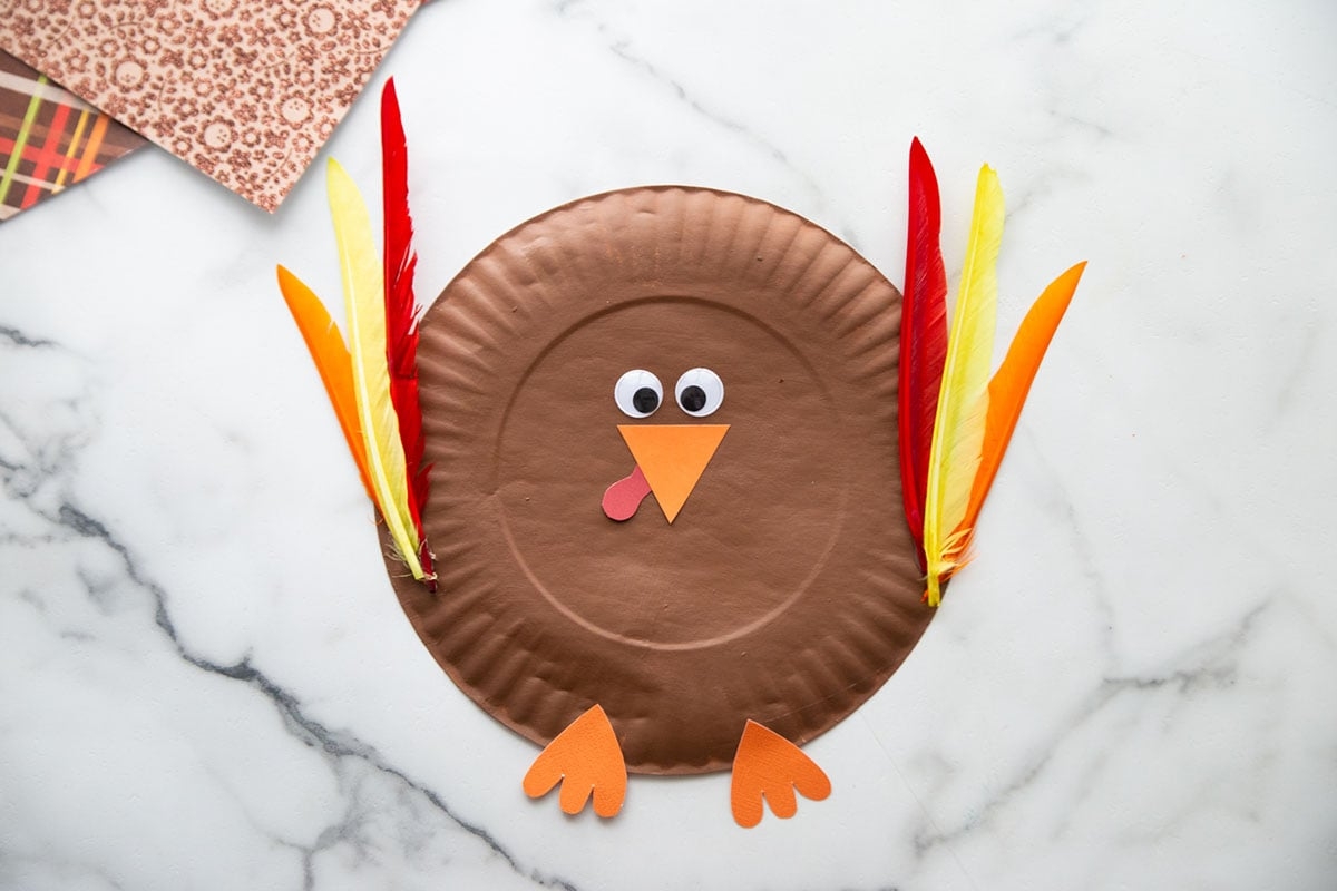 Paper Plate Turkey Paper Plate Turkey