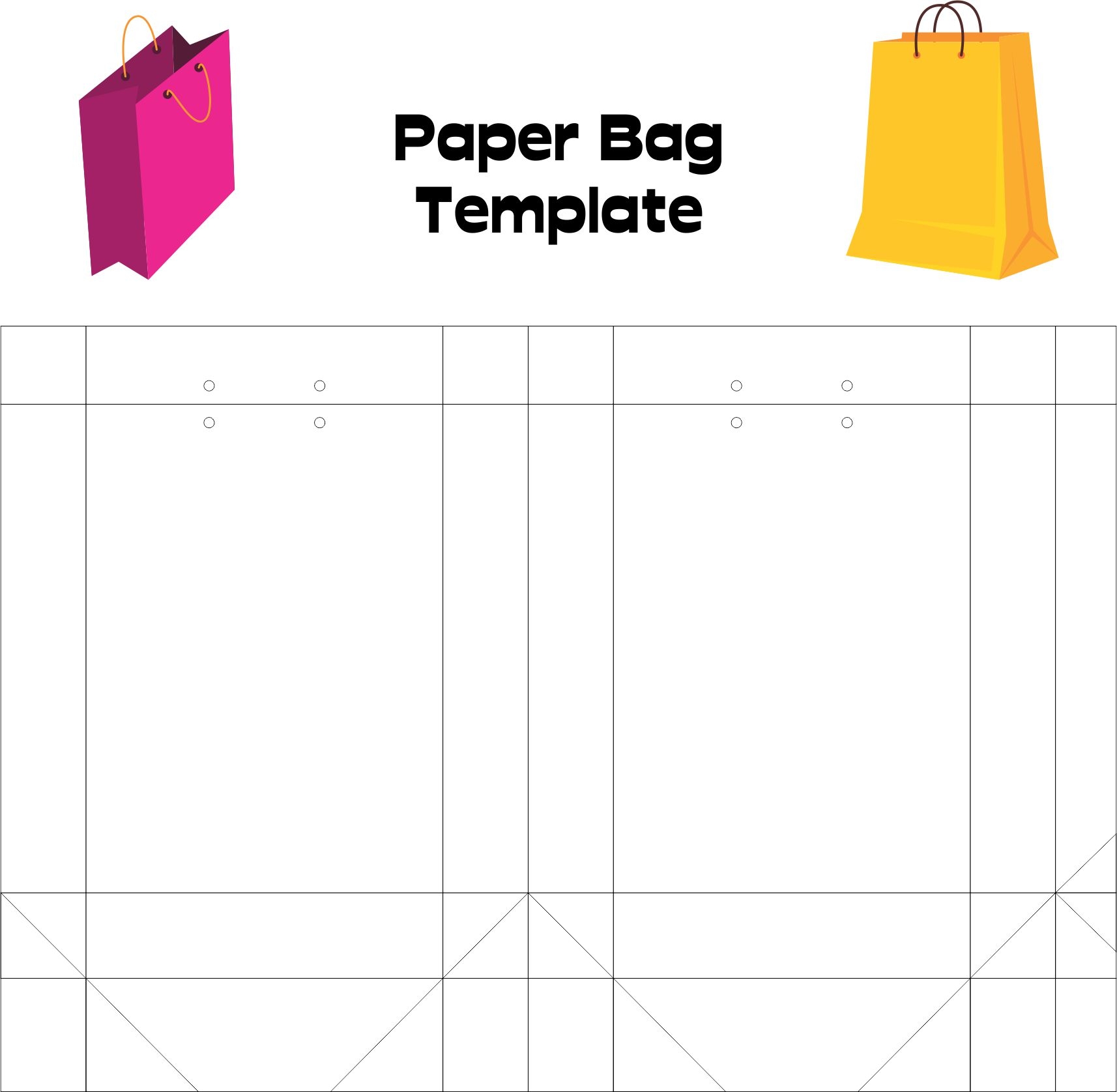Free Printable Paper Bag Template
