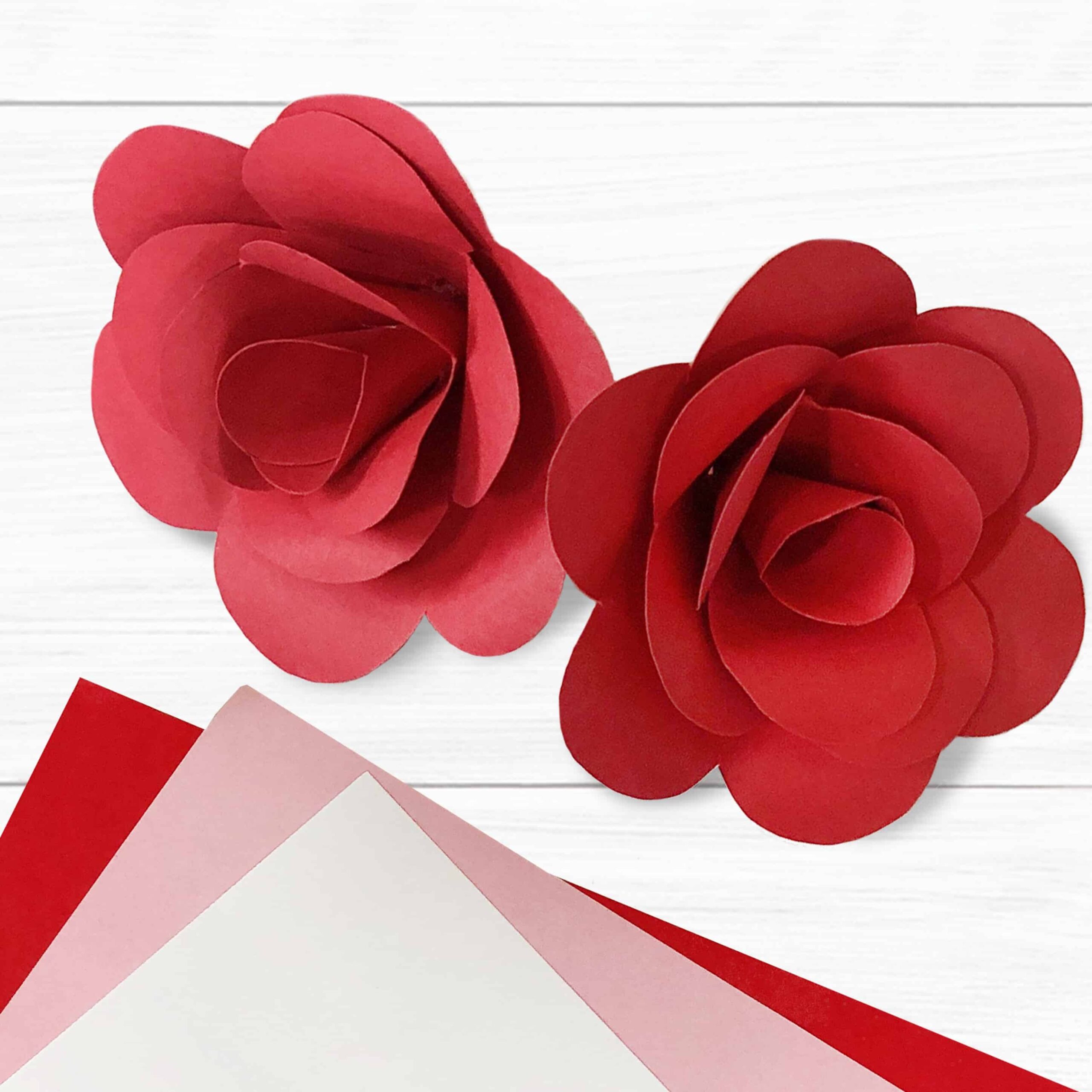 Paper Rose Template Free Printable Download Paper Rose Template Free Printable Download