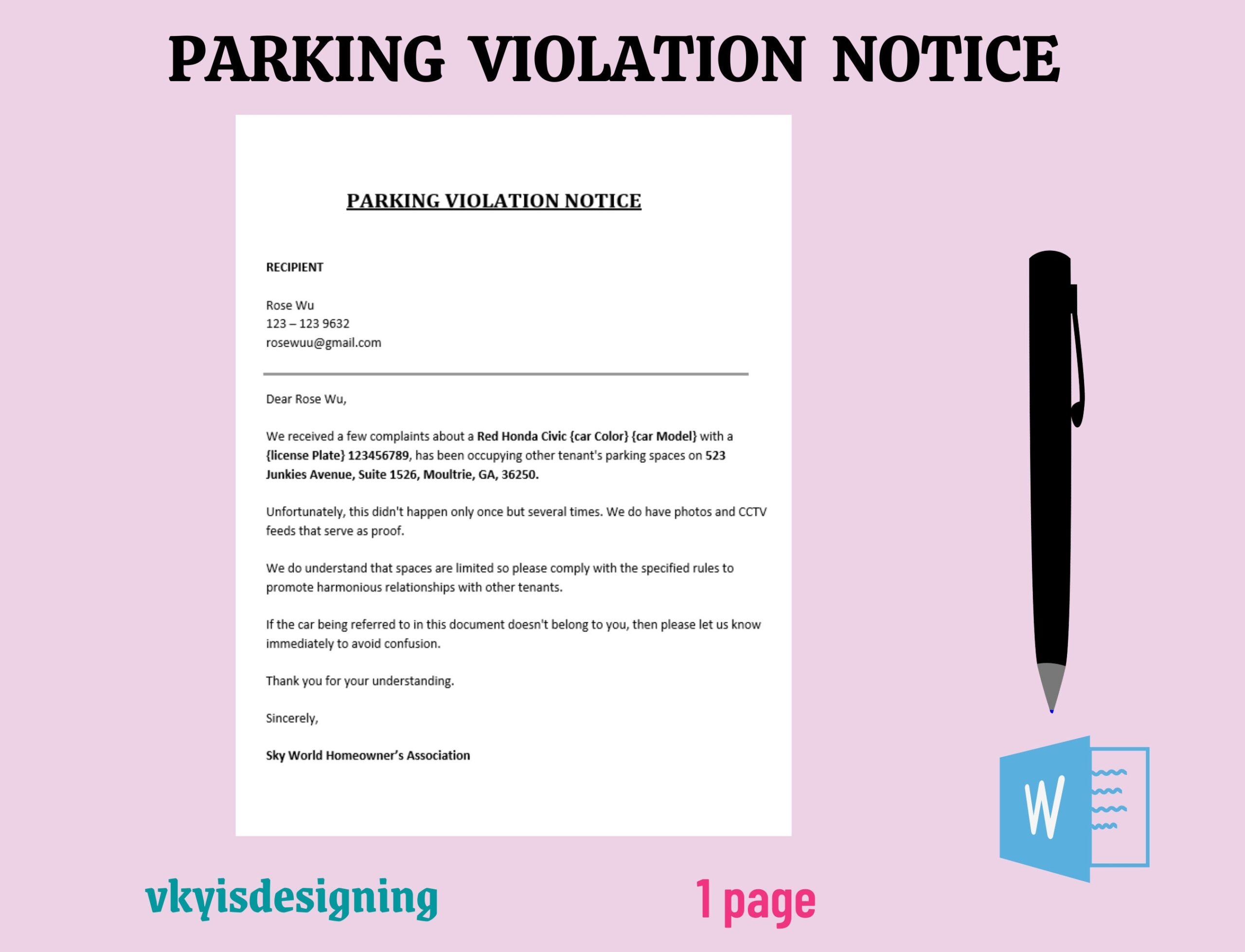 Parking Violation Notice Warning Letter Parking Warning Wrong Parking No Parking Reserved Parking Notice Alert Sign Parking Sticker Etsy UK Parking Violation Notice Warning Letter Parking Warning Wrong Parking No Parking Reserved Parking Notice Alert Sign Parking Sticker Etsy UK