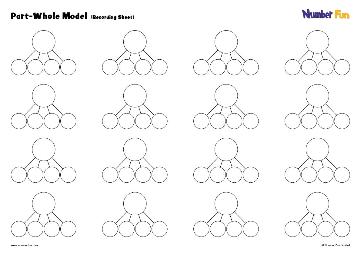 Part Whole Model Templates download Number Fun