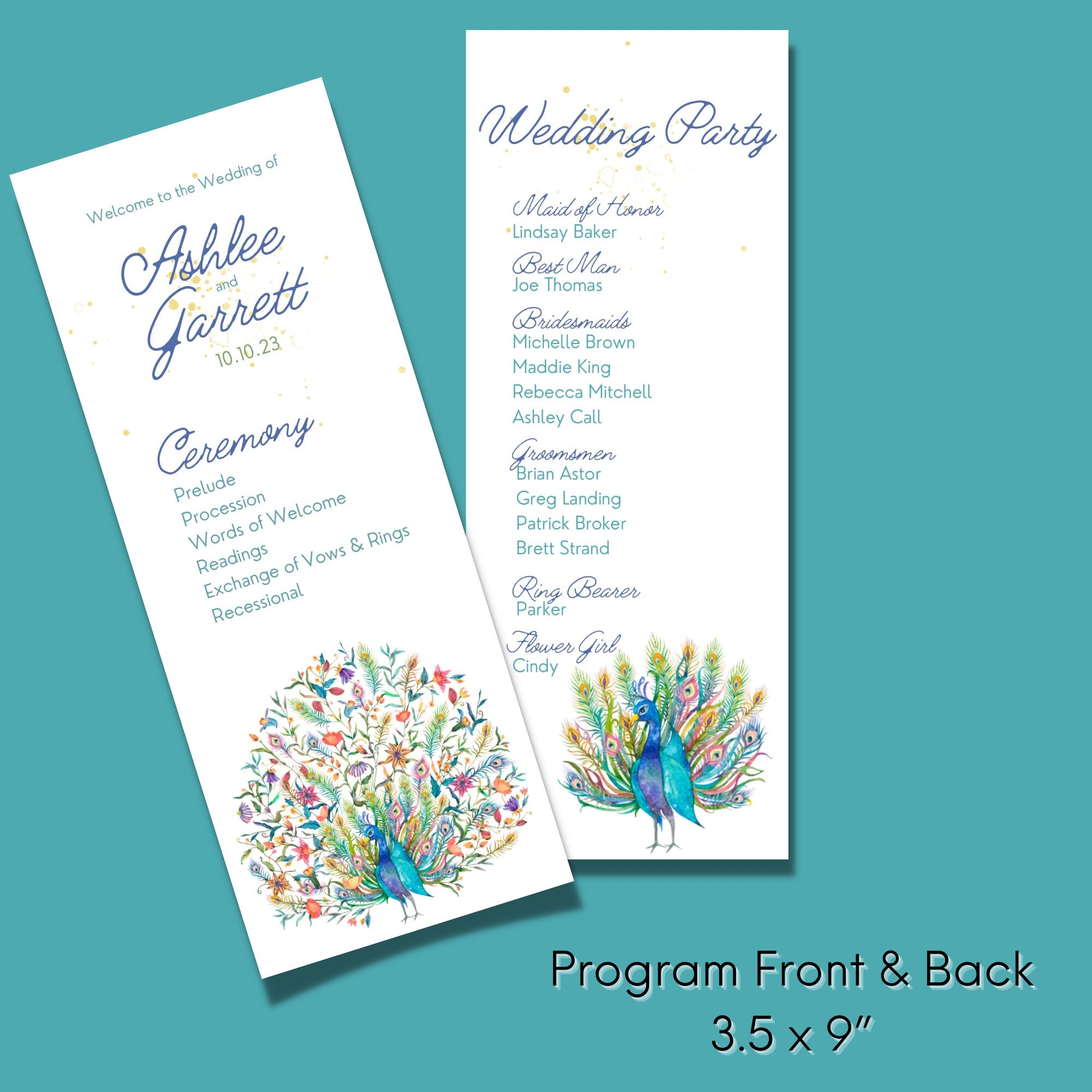 Peacock Wedding Invitations Invitation Suite Watercolor Editable Peacock Wedding Invitations Invitation Suite Watercolor Editable