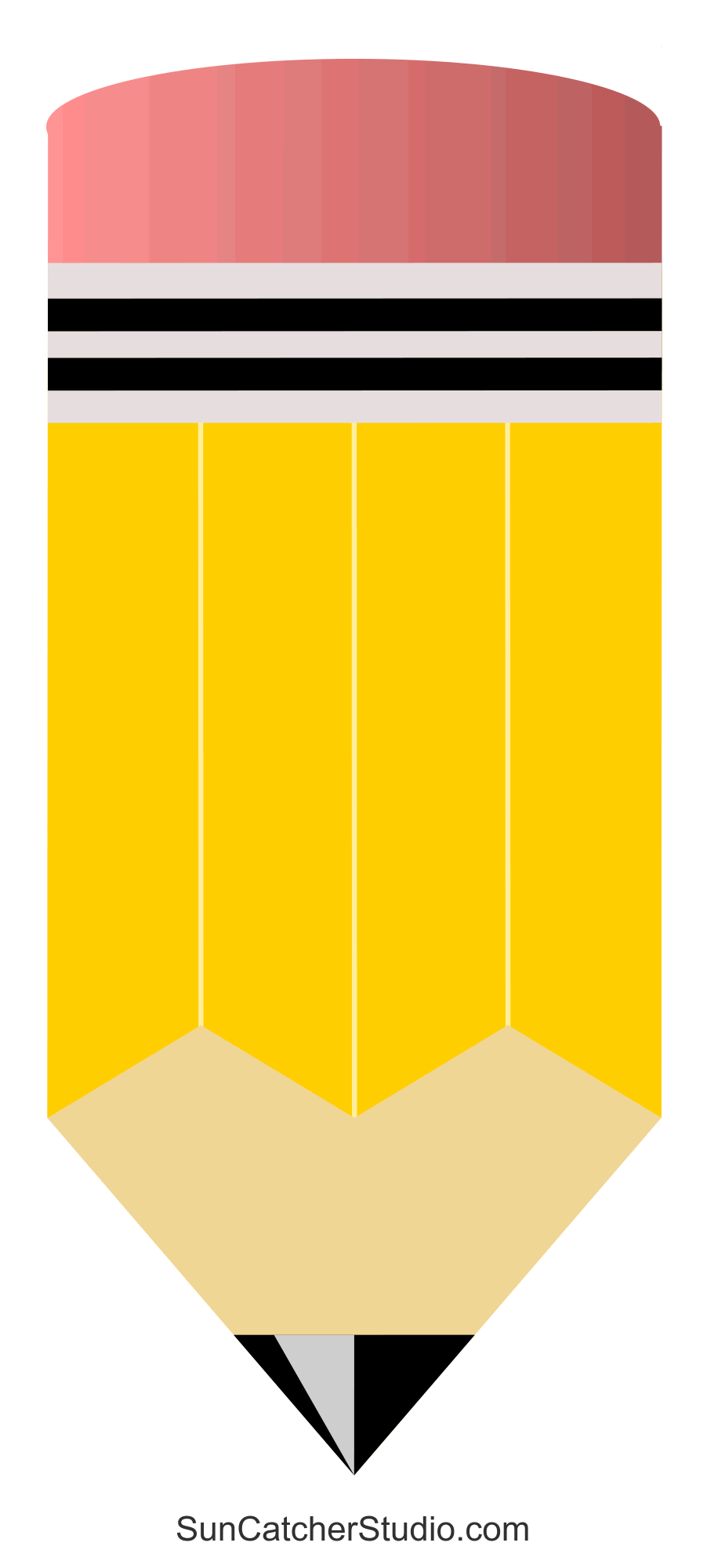 Free Printable Pencil Pennant Template