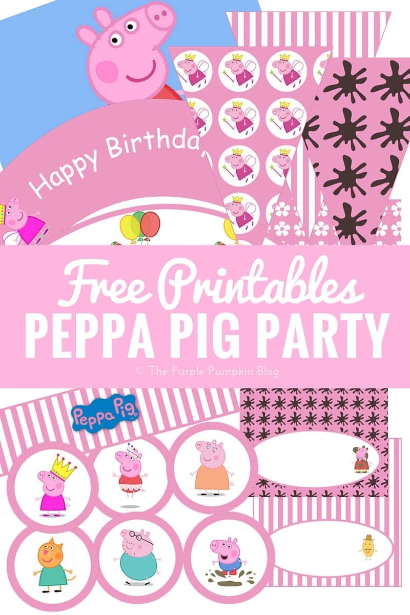 Free Printable Peppa Pig Template