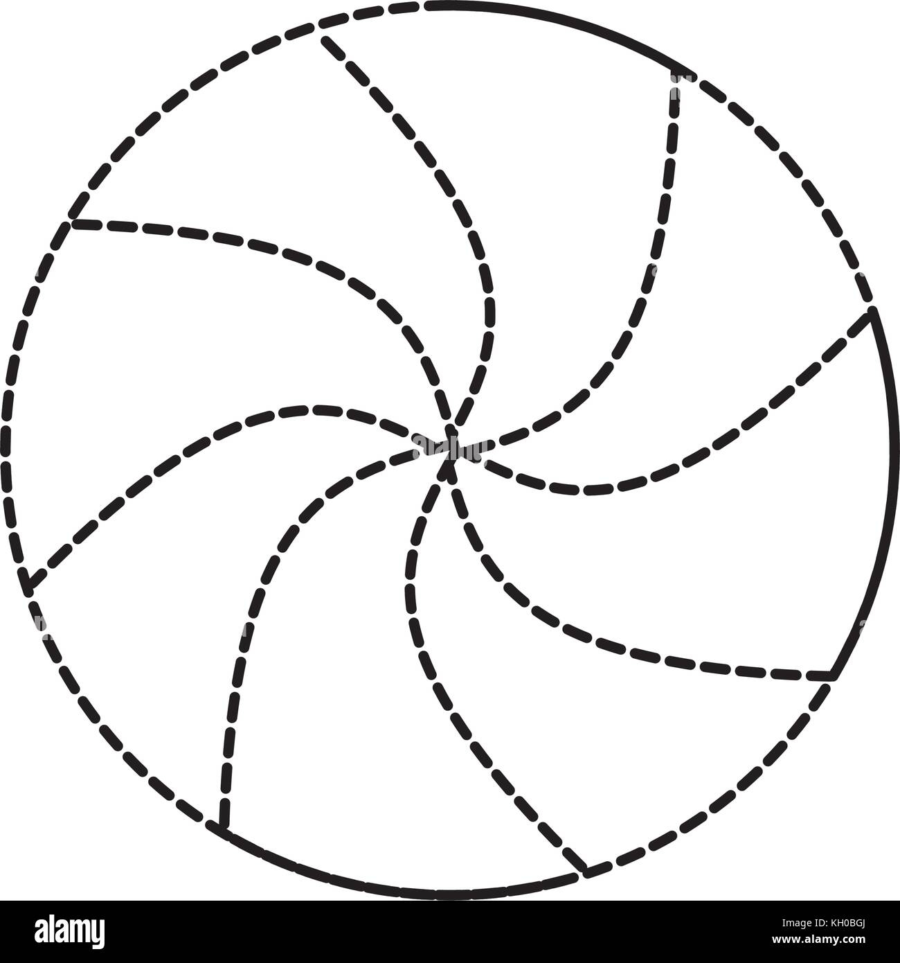 Free Printable Peppermint Swirl Template