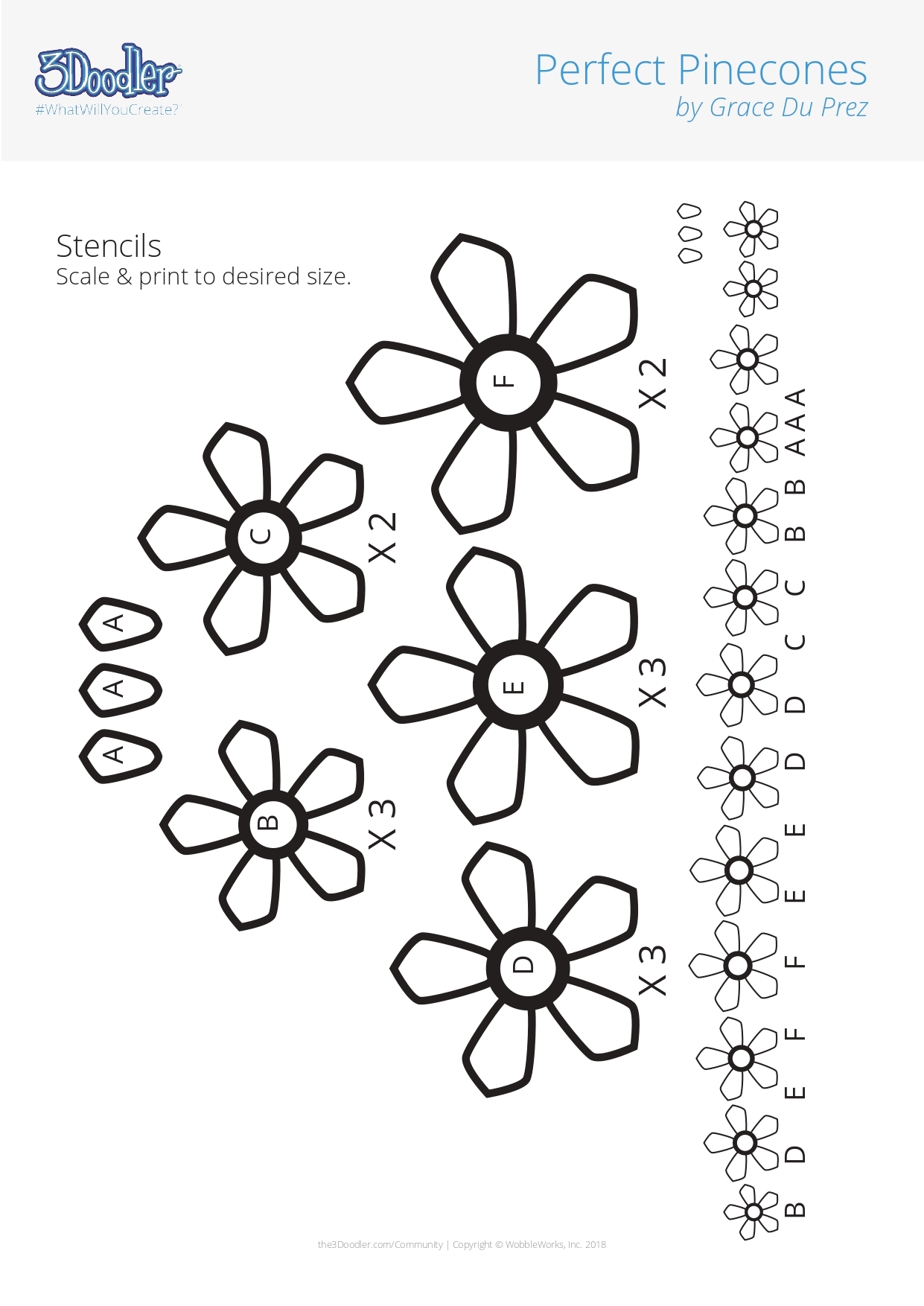 Free Printable Pine Cone Template