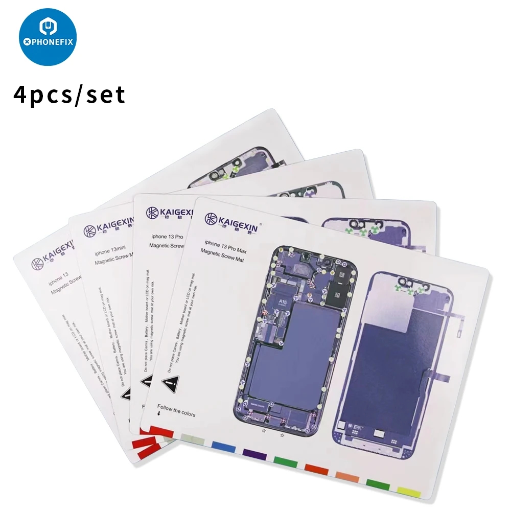 Phone Screws Organizer Pad Magnetic Screw Mat For Iphone 8 8p X Xs Max Xr Teardown Disassembly Screw Guide Pad Hand Tool Sets AliExpress