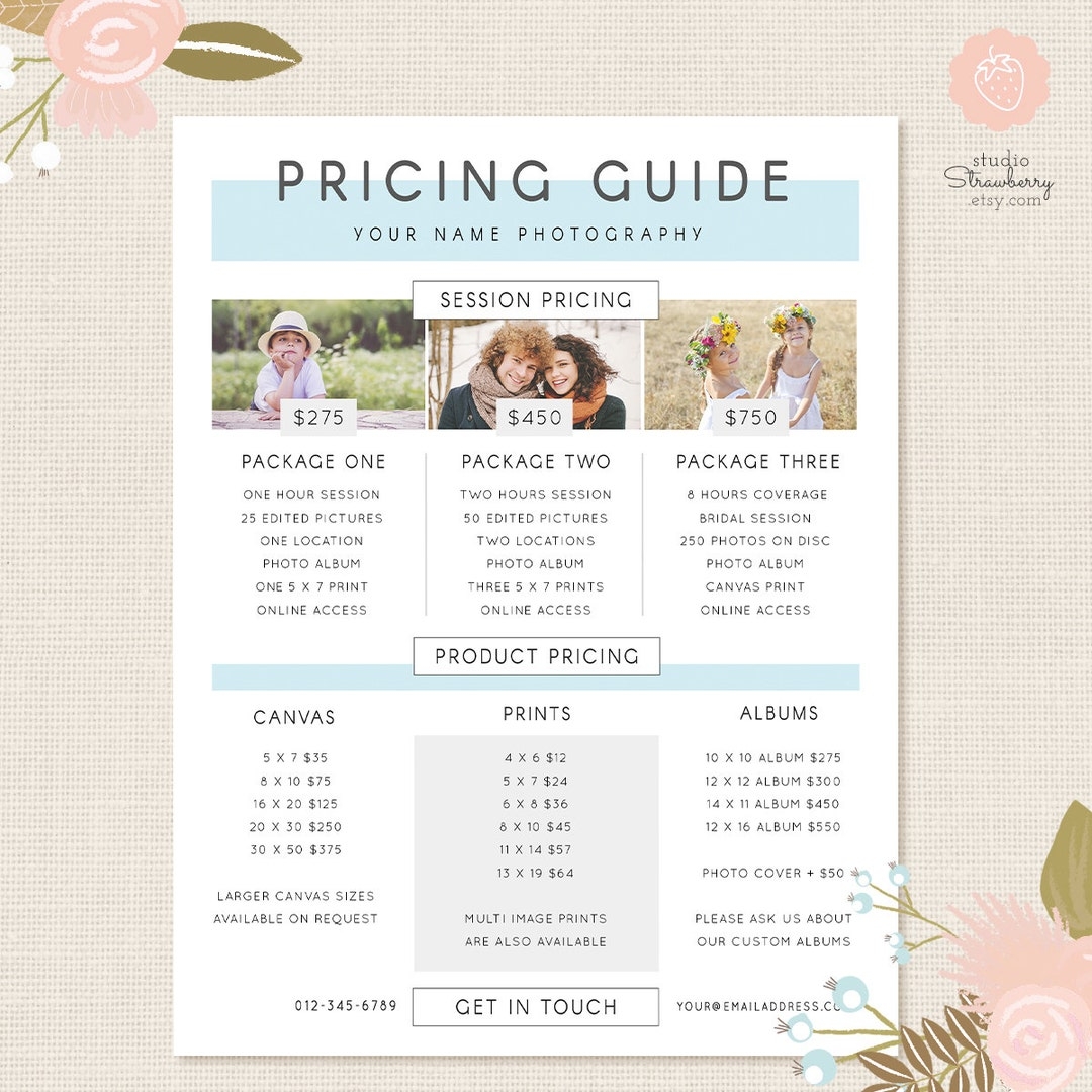 Photography Pricing Template Pricing Guide Template Pricing List Price List Photoshop Template Pricing Template Photographer Price List Etsy Photography Pricing Template Pricing Guide Template Pricing List Price List Photoshop Template Pricing Template Photographer Price List Etsy