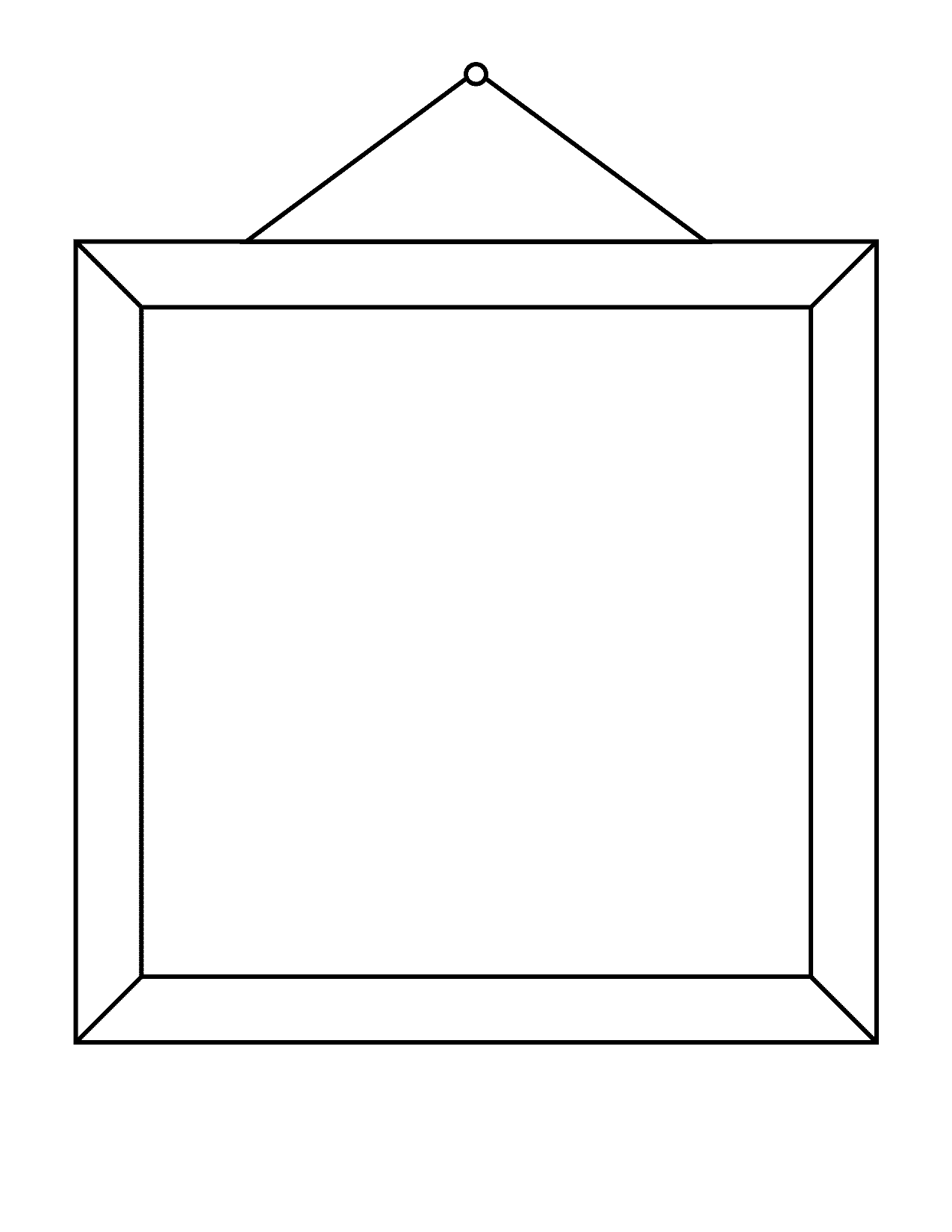 Free Printable Picture Frame Template