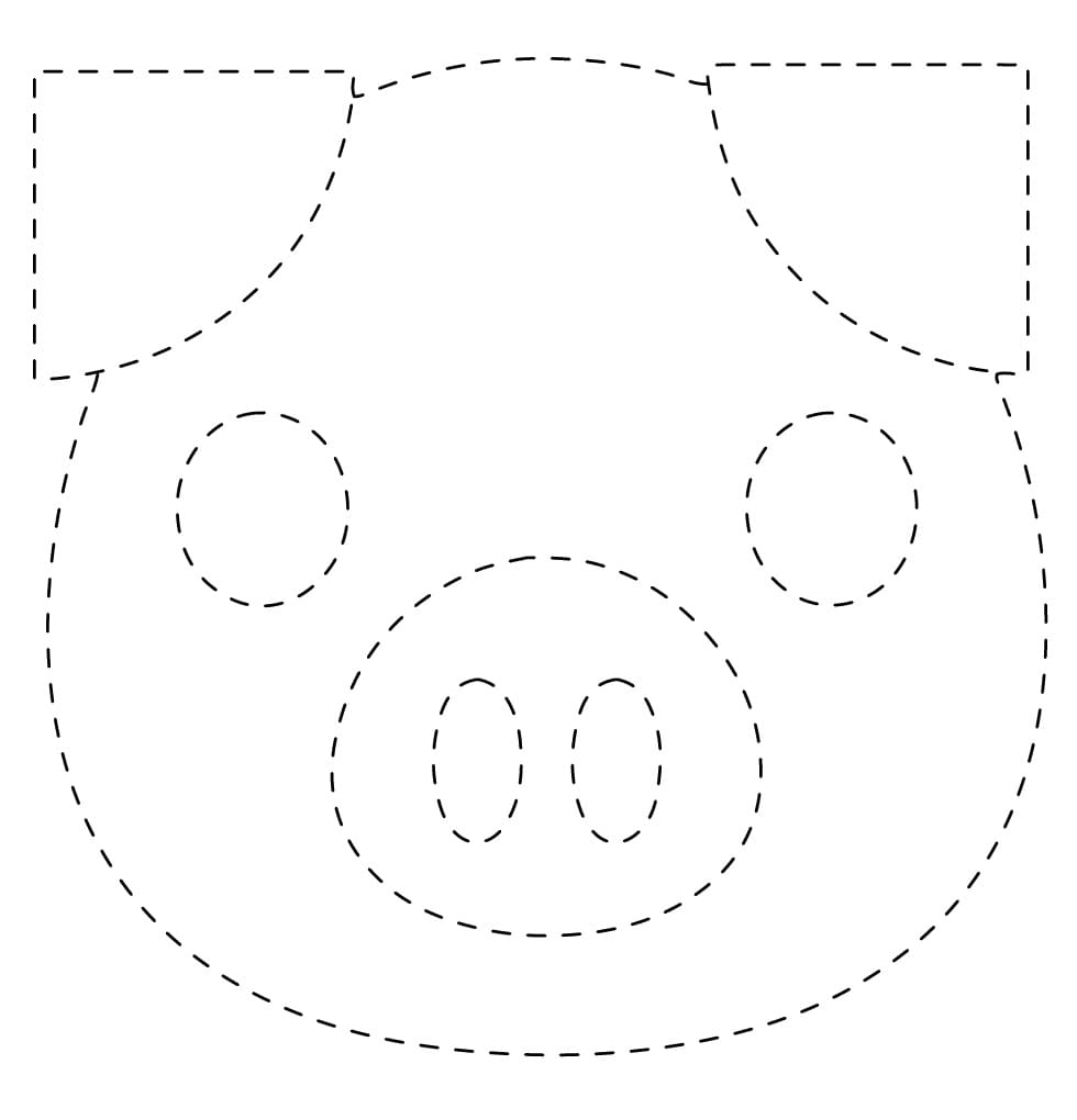 Free Printable Pig Face Template Free Printable Pig Face Template