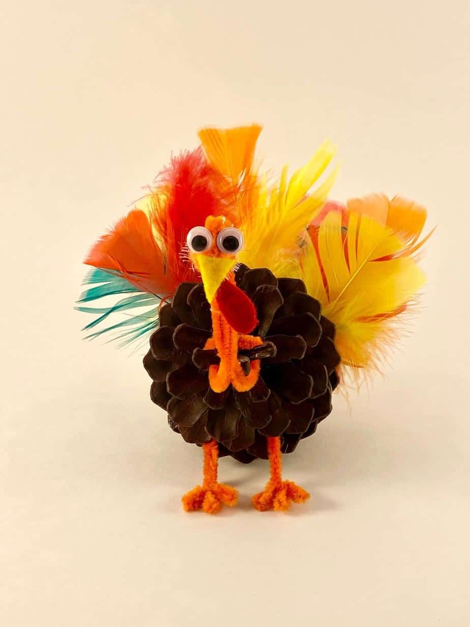 Free Printable Pinecone Turkey Template