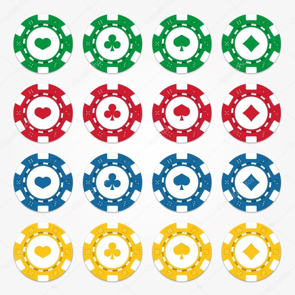 Poker Chips Stock Vector By newartgraphics 22328971