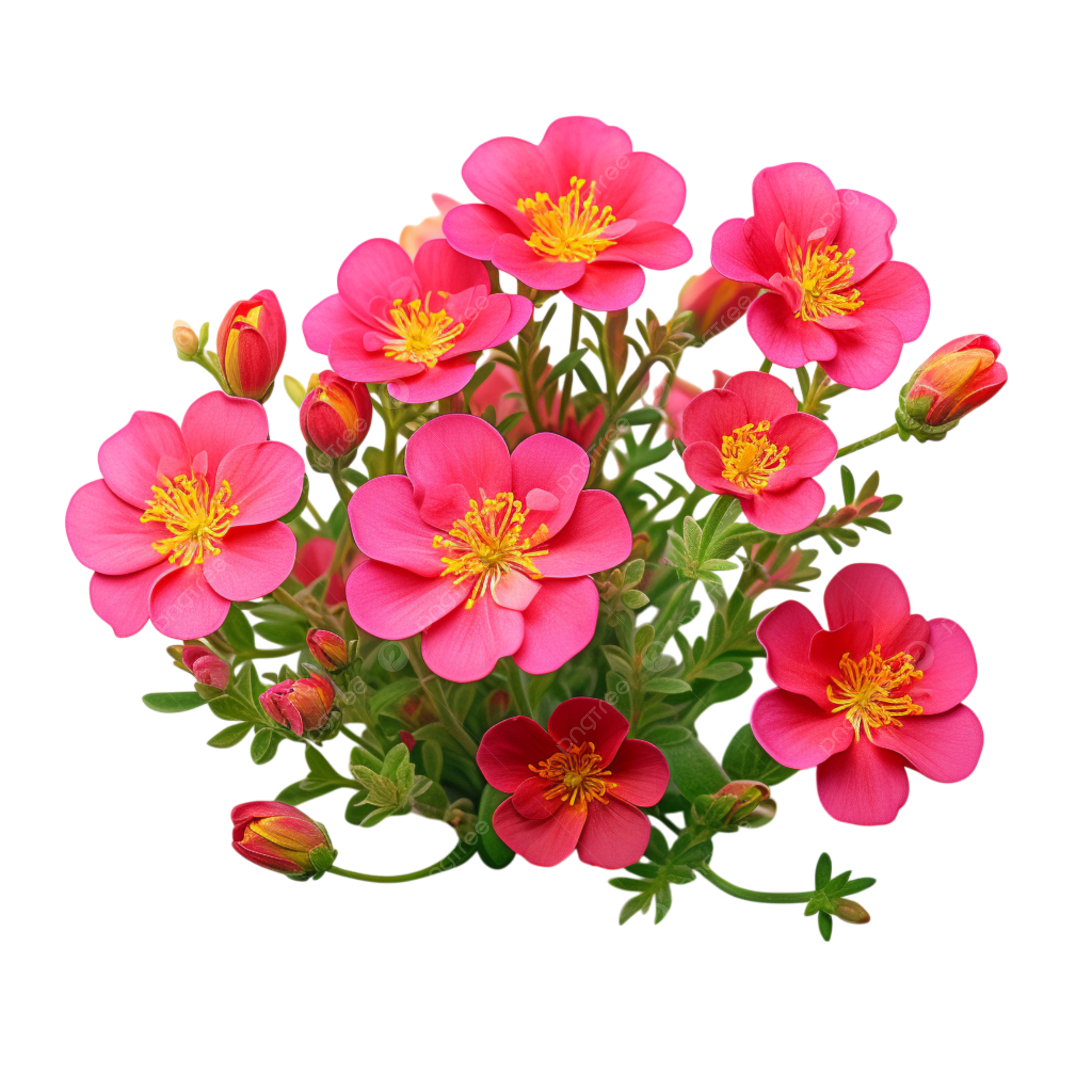 Portulaca Flower Tropical Garden Nature Portulaca Flower 