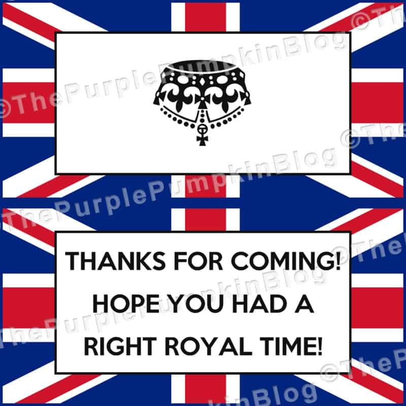 Post Royal Wedding Printables Free British Royal Party Printables Post Royal Wedding Printables Free British Royal Party Printables