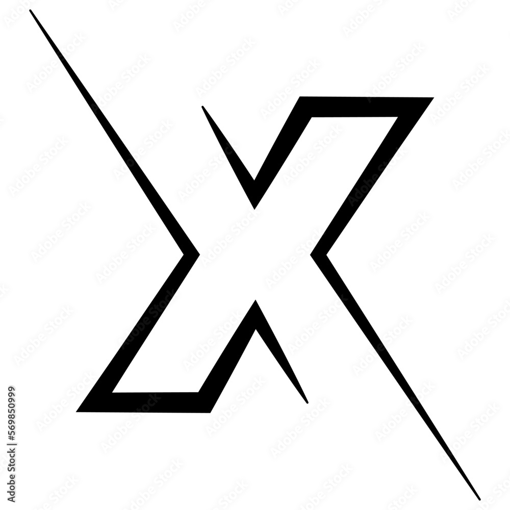 Free Printable Letter X Template