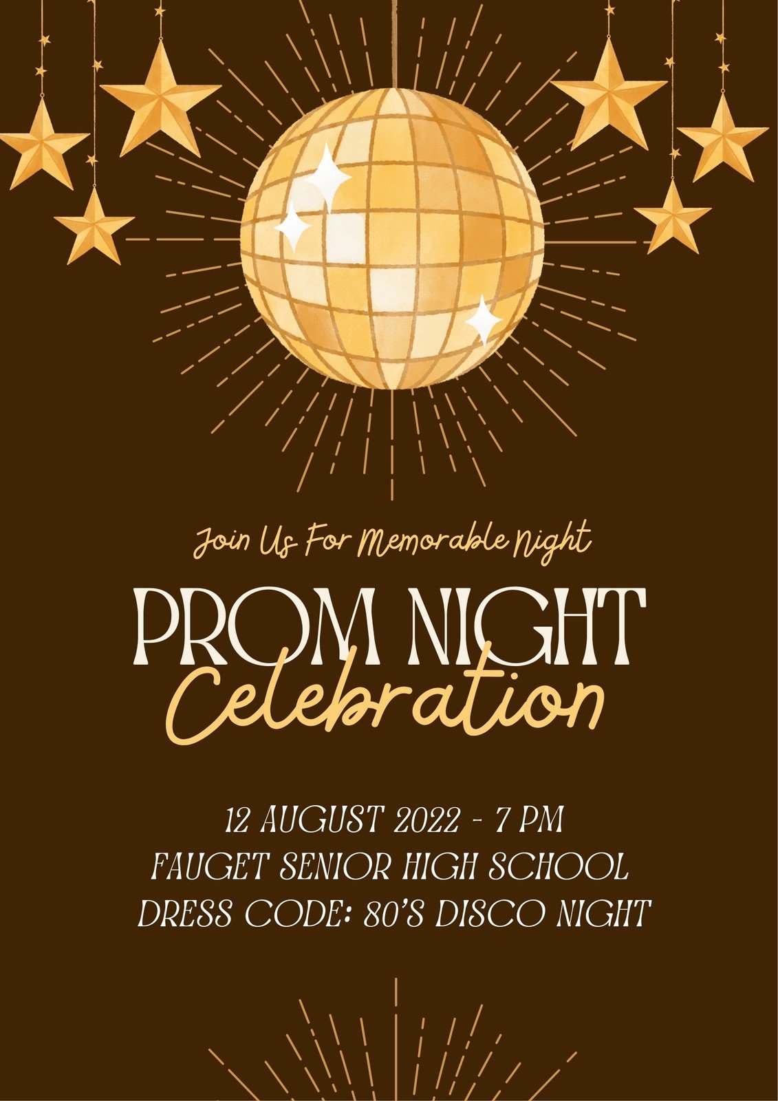 Free Printable Prom Invitation Templates