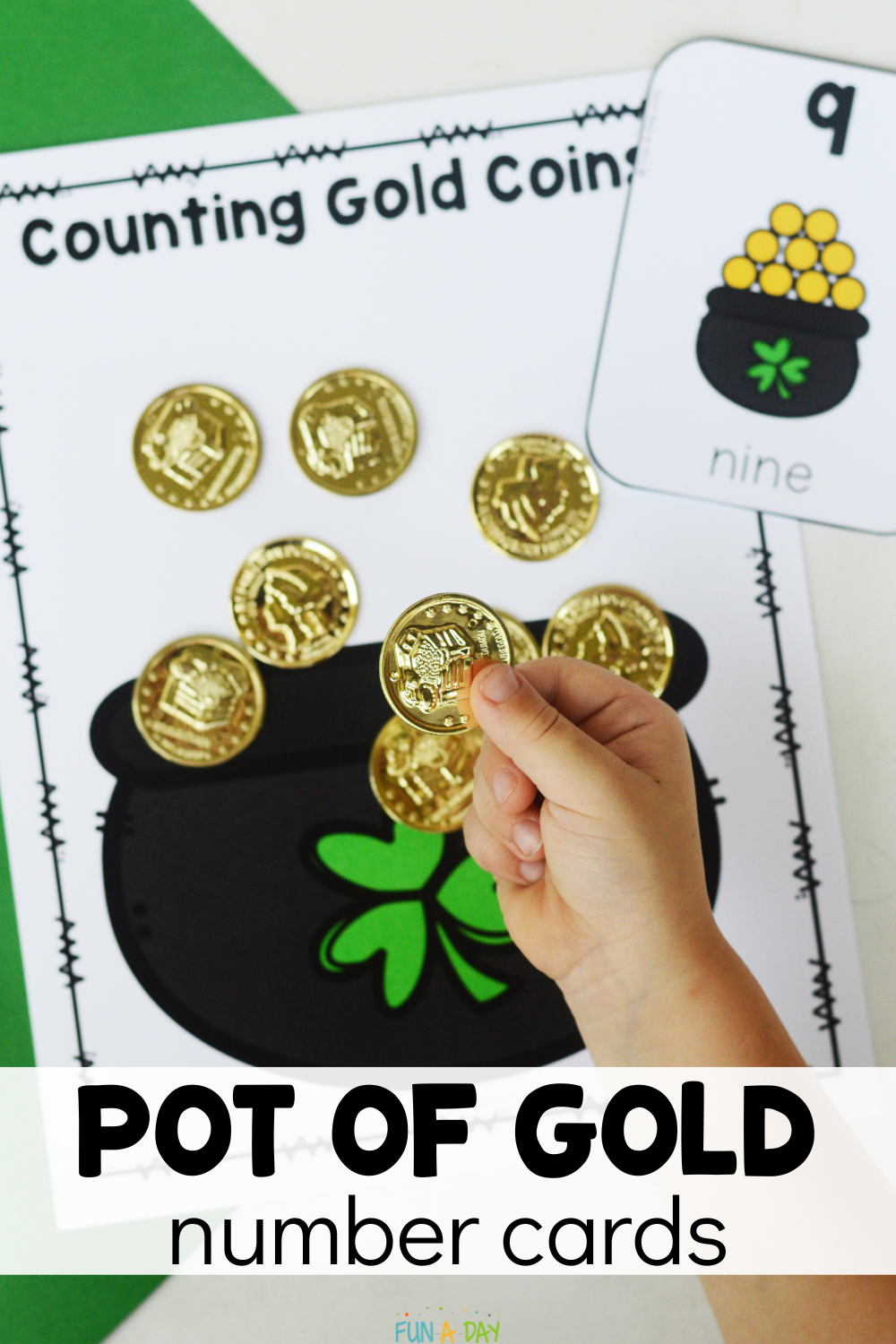 Pot Of Gold Number Cards Free Printable Fun A Day Pot Of Gold Number Cards Free Printable Fun A Day