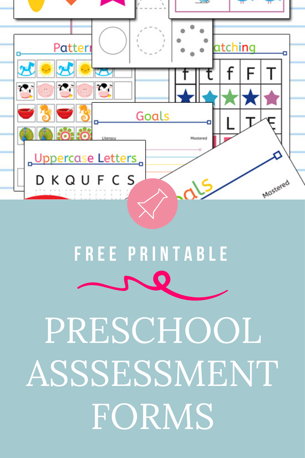 Free Printable Preschool Assessment Checklist Template