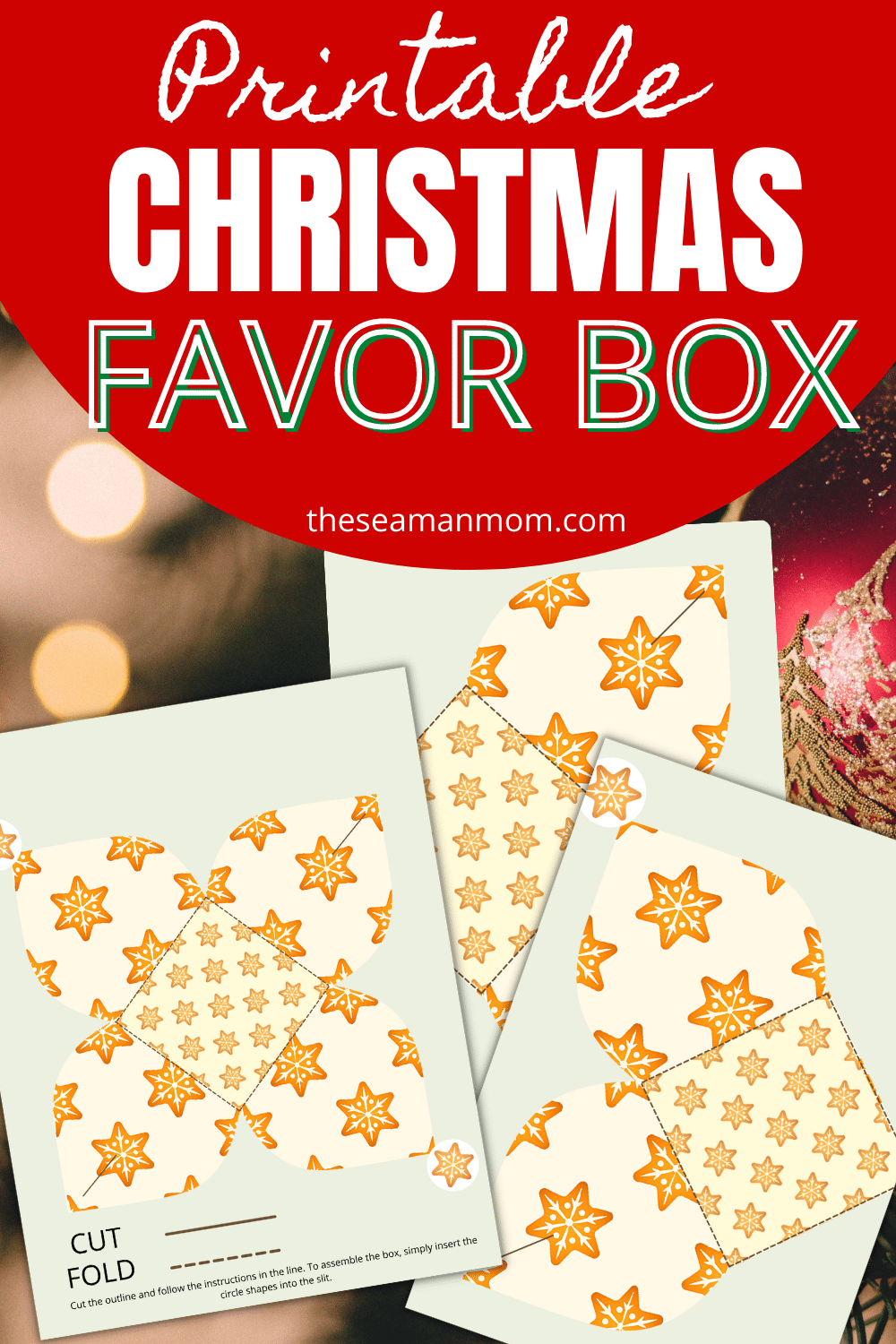 PRINTABLE BOX TEMPLATE For Christmas Easy Peasy Creative Ideas PRINTABLE BOX TEMPLATE For Christmas Easy Peasy Creative Ideas