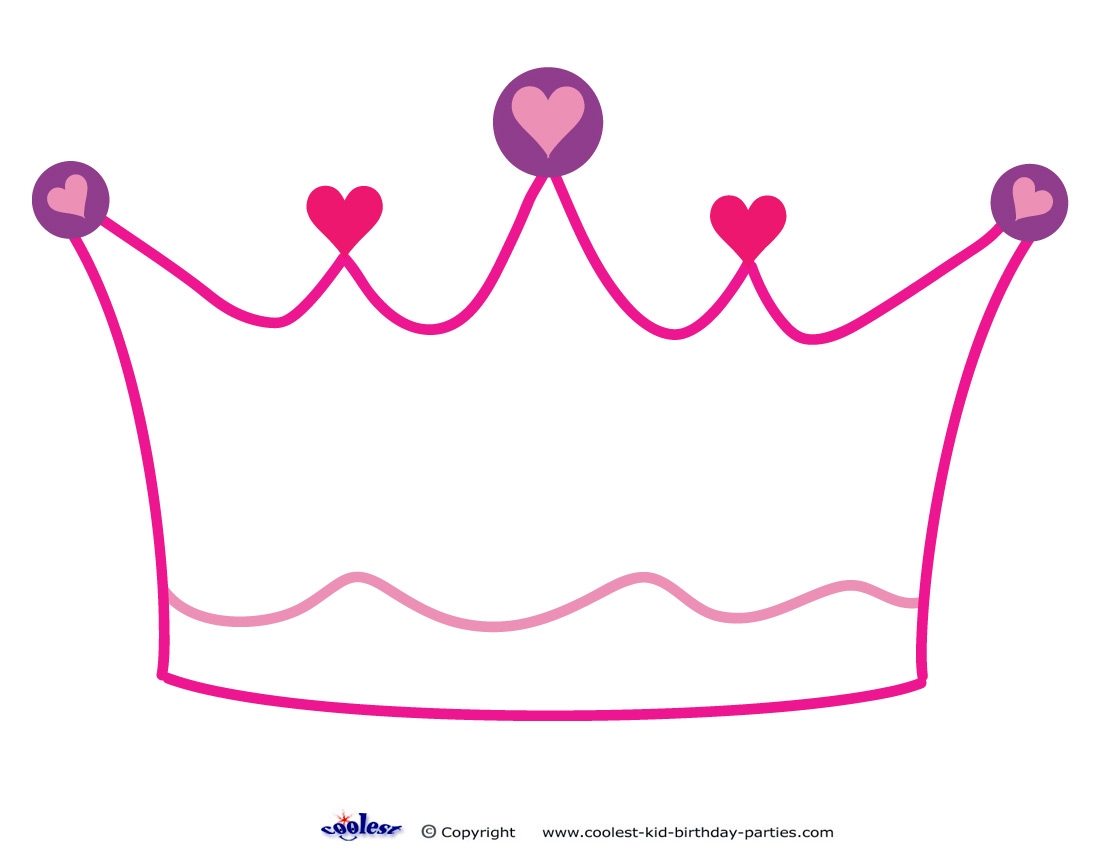 Free Printable Princess Tiara Template Free Printable Princess Tiara Template