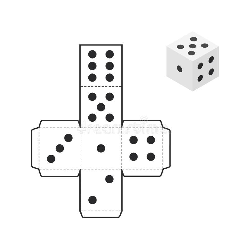 Printable Cube Template Stock Illustrations 290 Printable Cube Template Stock Illustrations Vectors U0026 Clipart Dreamstime