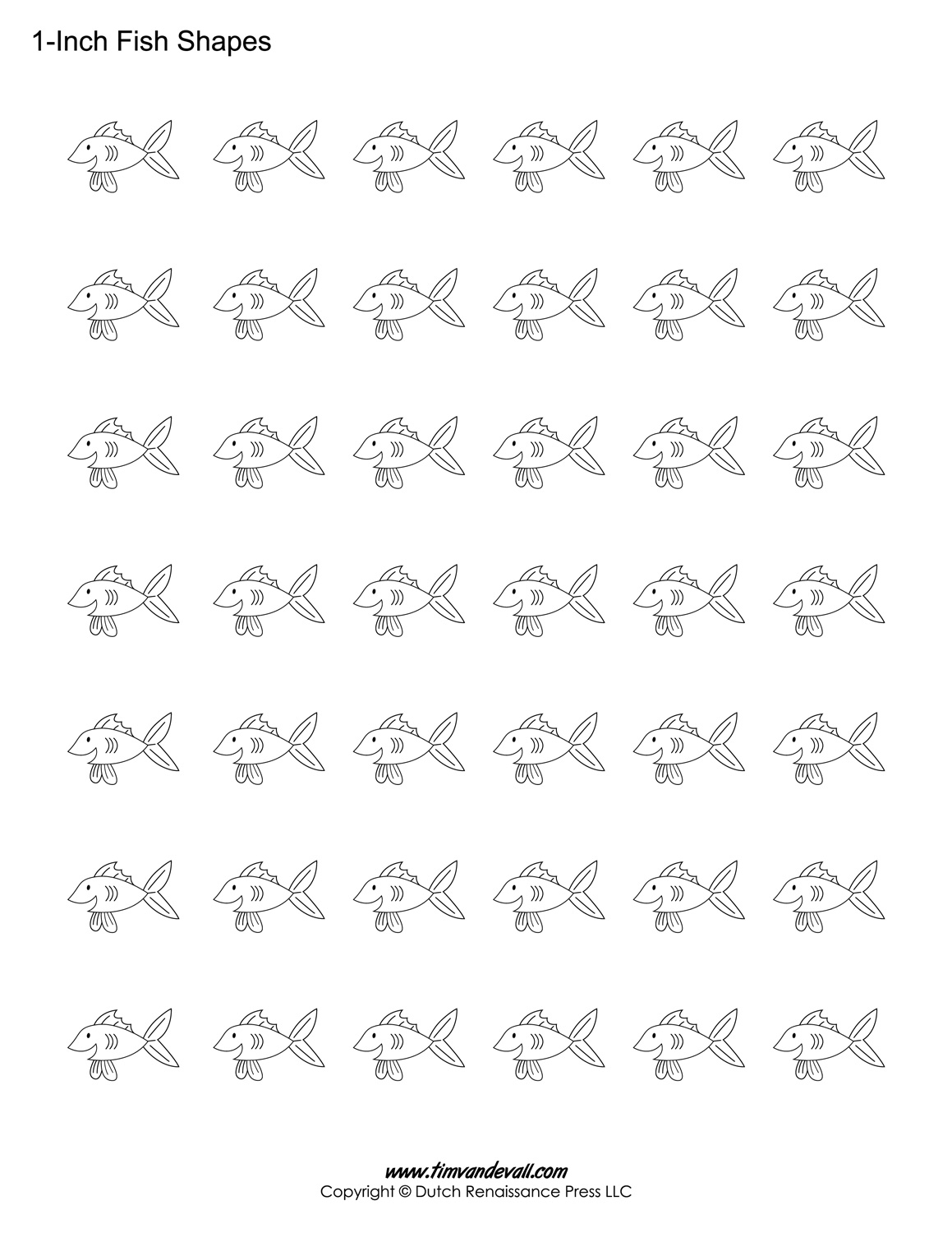 Printable Fish Templates For Kids Fish Shapes Tims Printables Worksheets Library