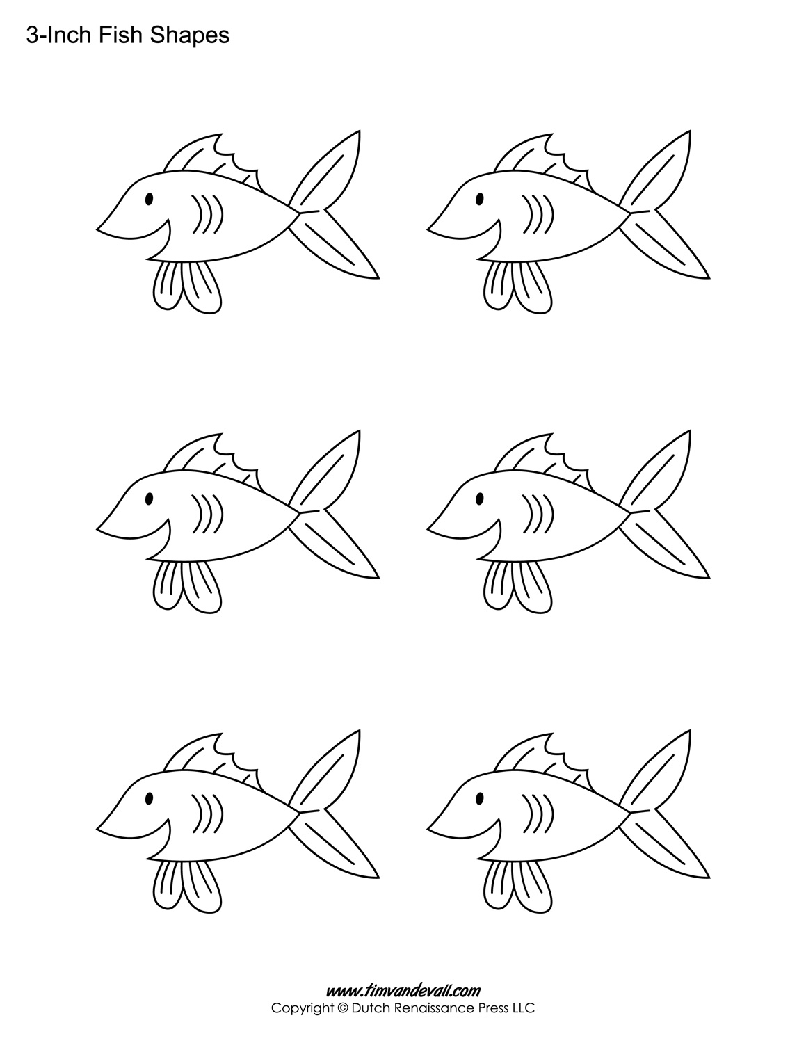 Free Printable Rainbow Fish Templates Free Printable Rainbow Fish Templates