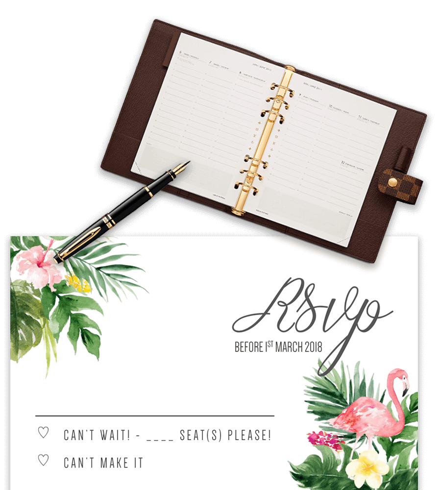 Printable FREE Wedding RSVP Template U0026 Cards Microsoft Word Temploola Templates U0026 Cards