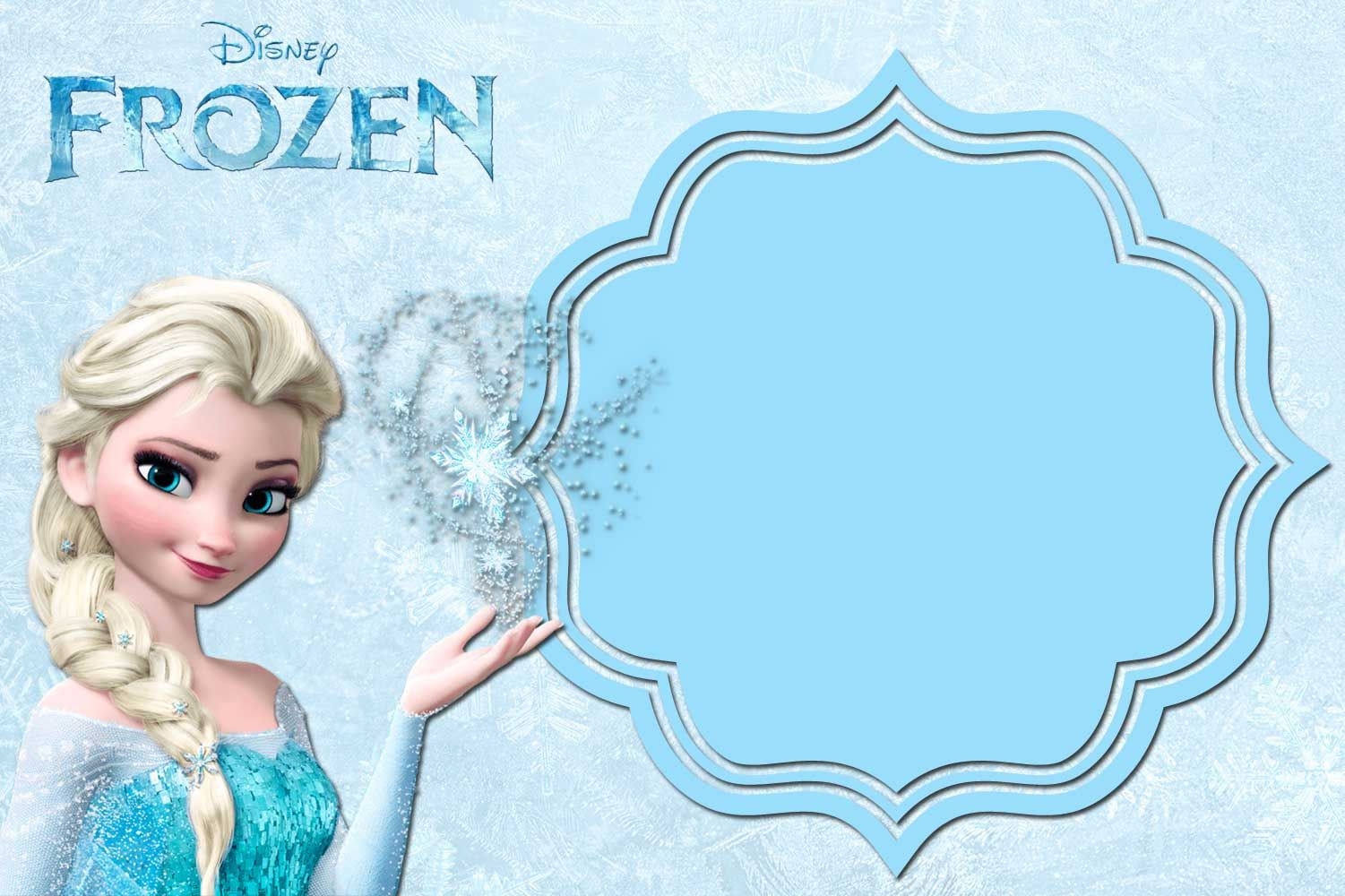 Free Printable Invitations Templates Frozen