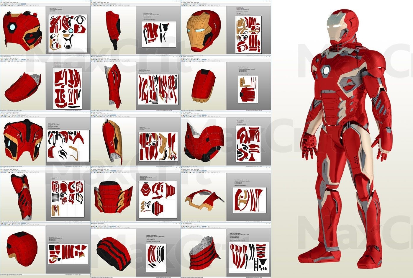 Printable Iron Man Papercraft Helmet Printable Papercrafts Printable Papercrafts