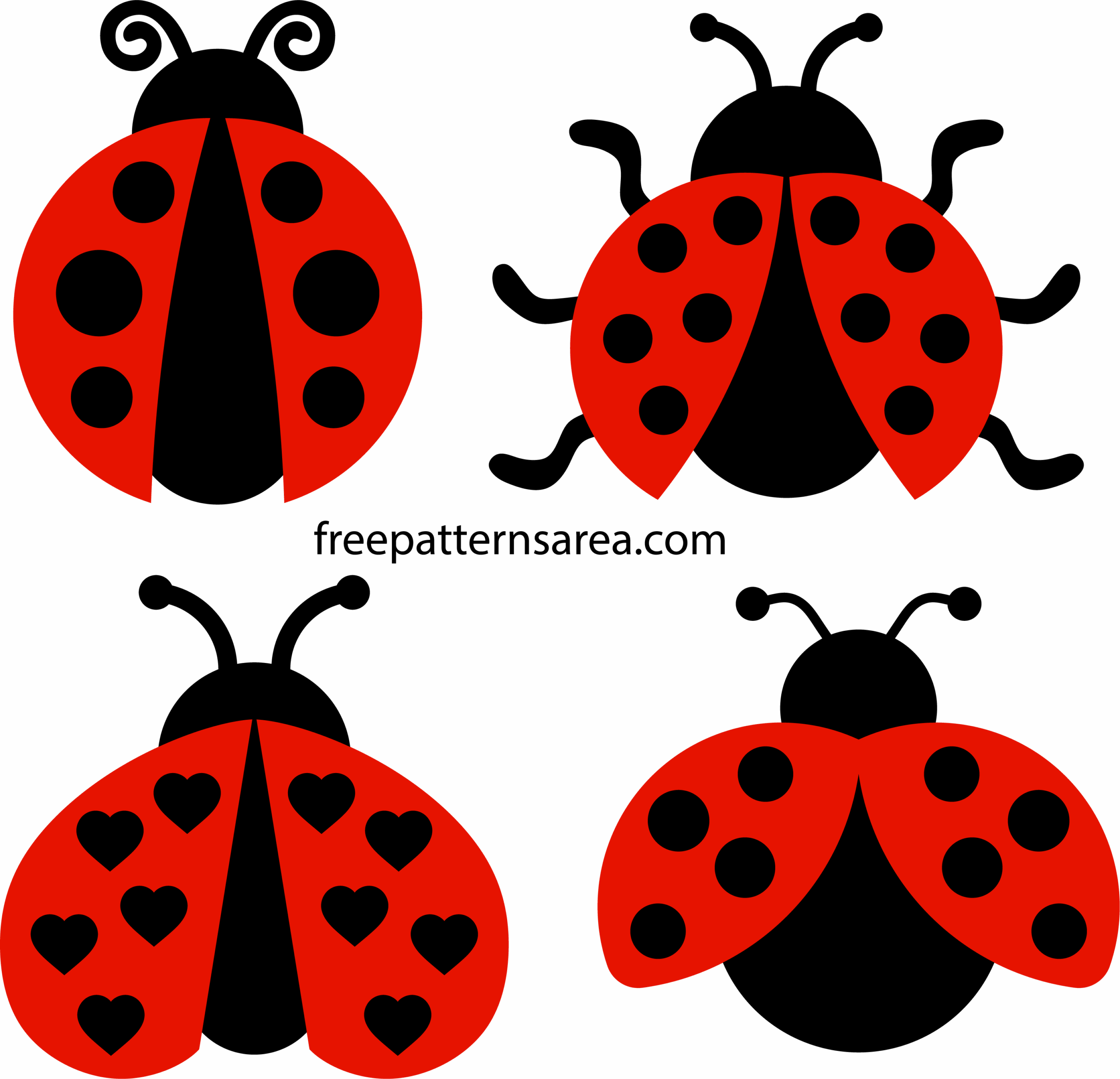 Free Printable Ladybird Template