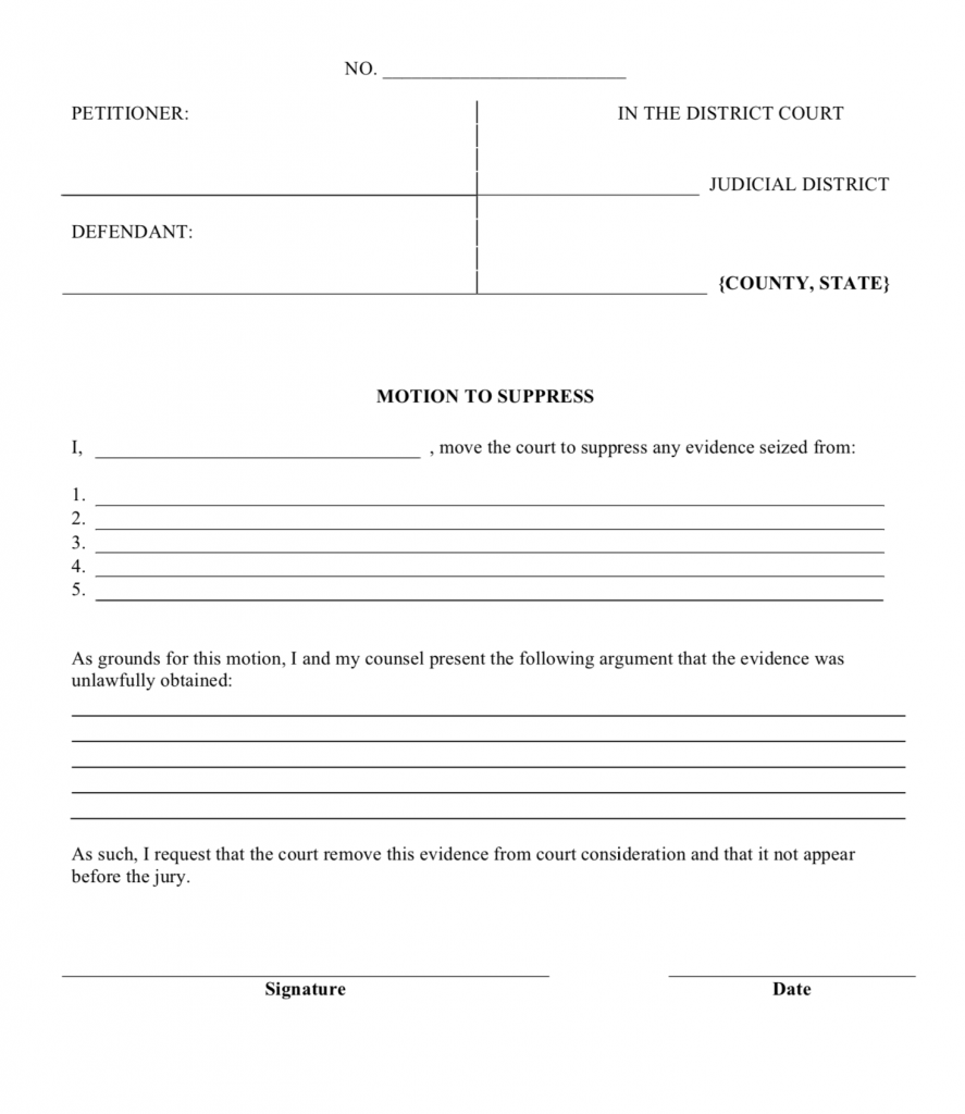 Free Printable Legal Document Templates