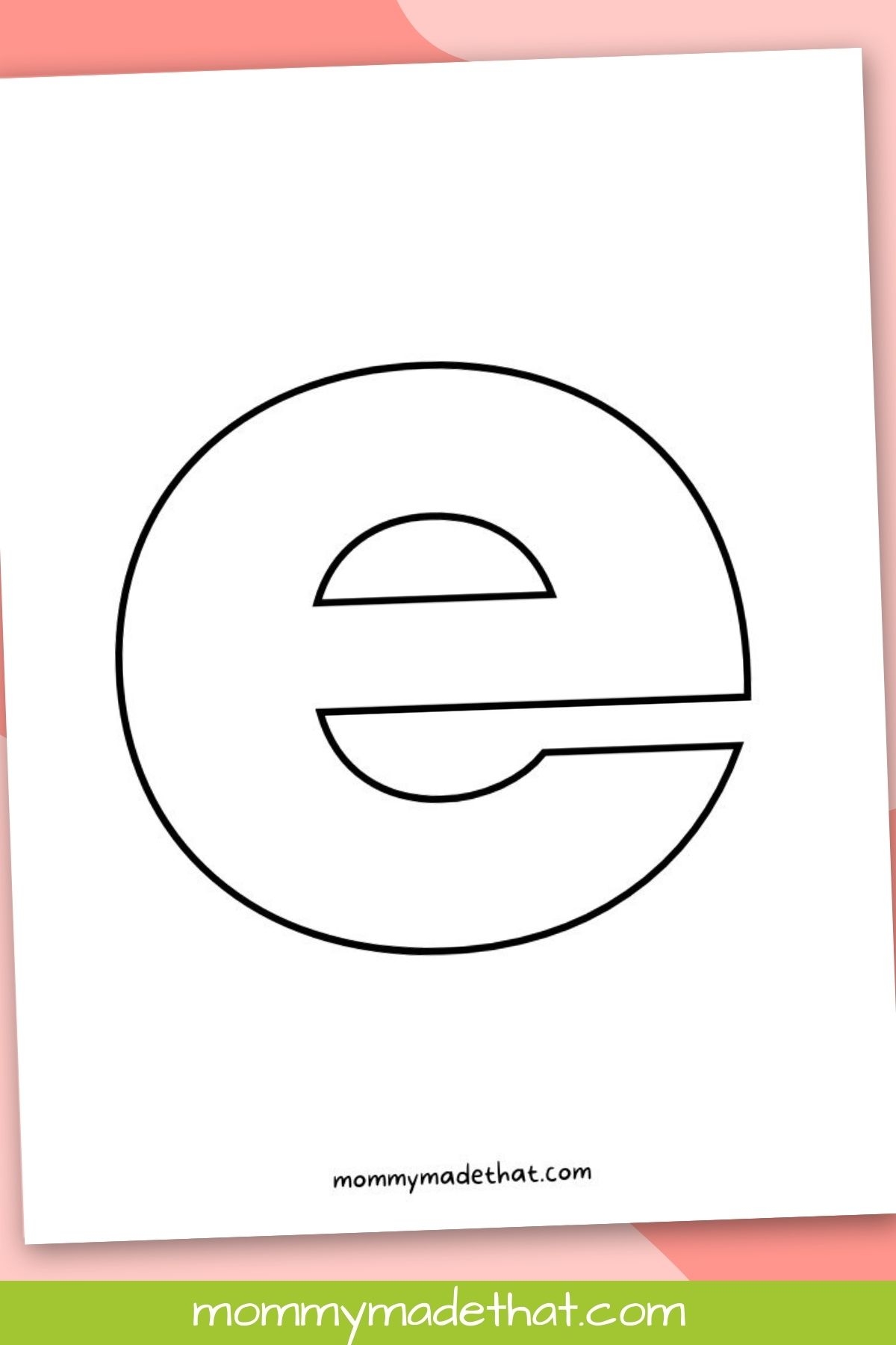 Printable Letter E Grab The Free Templates Printable Letter E Grab The Free Templates
