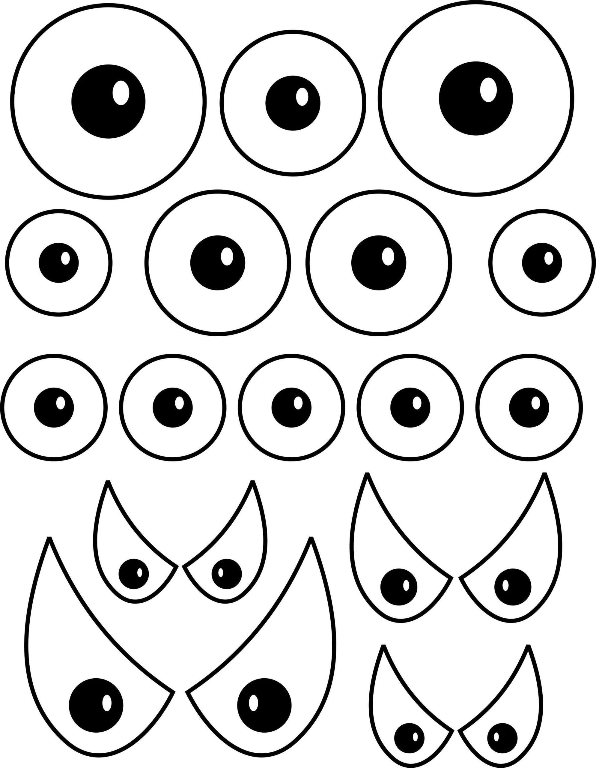 Free Printable Monster Template Free Printable Monster Template