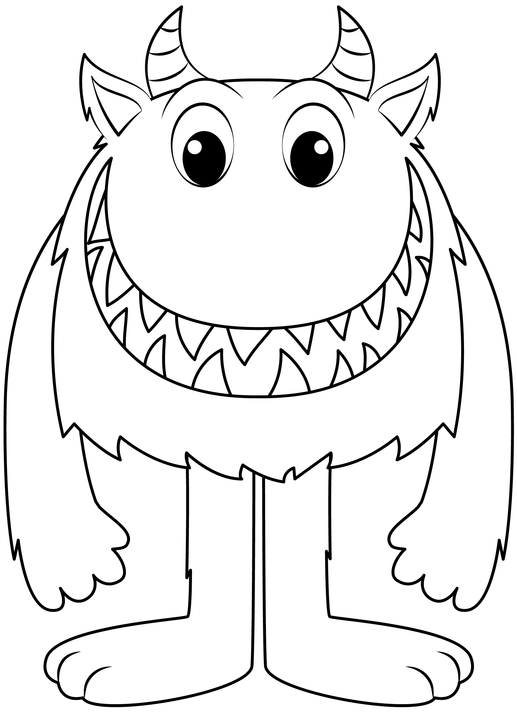Free Printable Monster Template