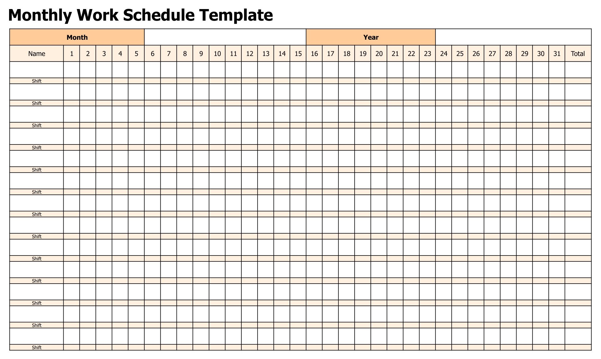 Printable Monthly Work Schedule Templates Free Bretnmakcetobus1988 s Ownd Printable Monthly Work Schedule Templates Free Bretnmakcetobus1988 s Ownd