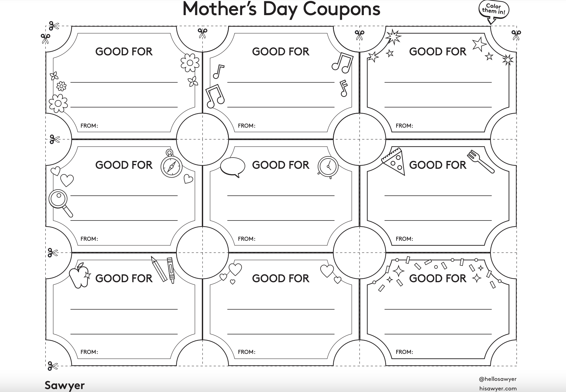 Printable Mother s Day Coupons For Kids Sawyer Blog Printable Mother s Day Coupons For Kids Sawyer Blog