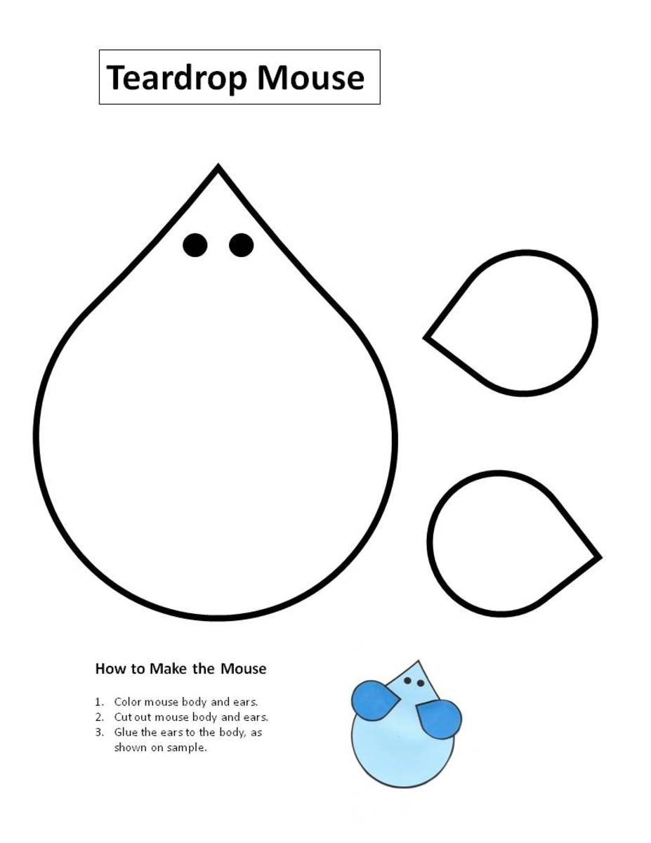 Free Printable Mouse Ear Template