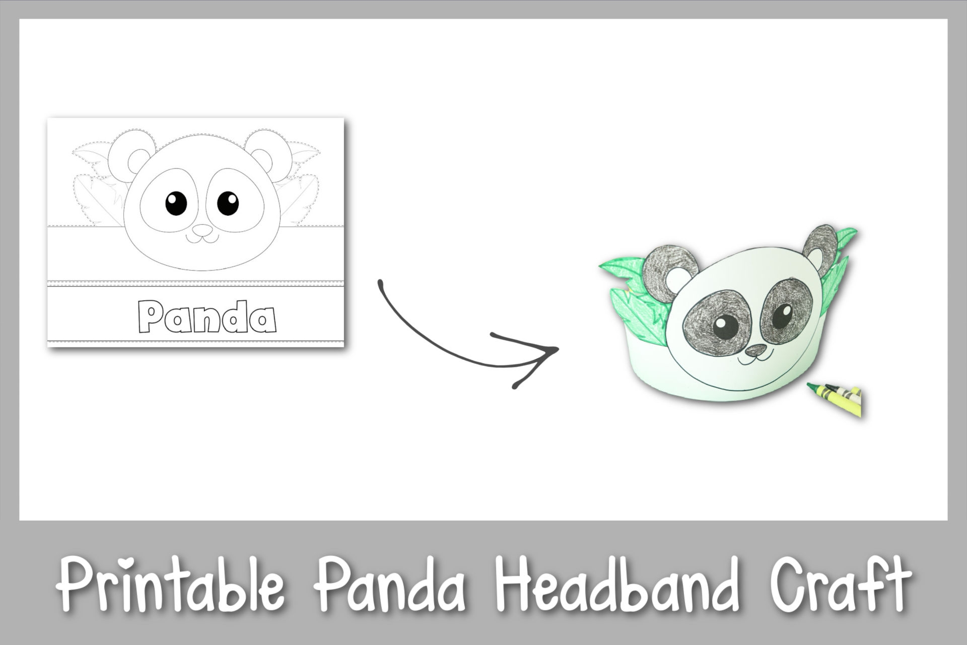 Free Printable Panda Craft Template