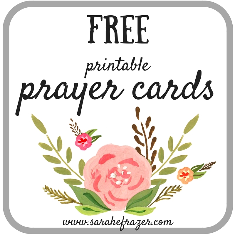 Free Printable Prayer Request Card Template