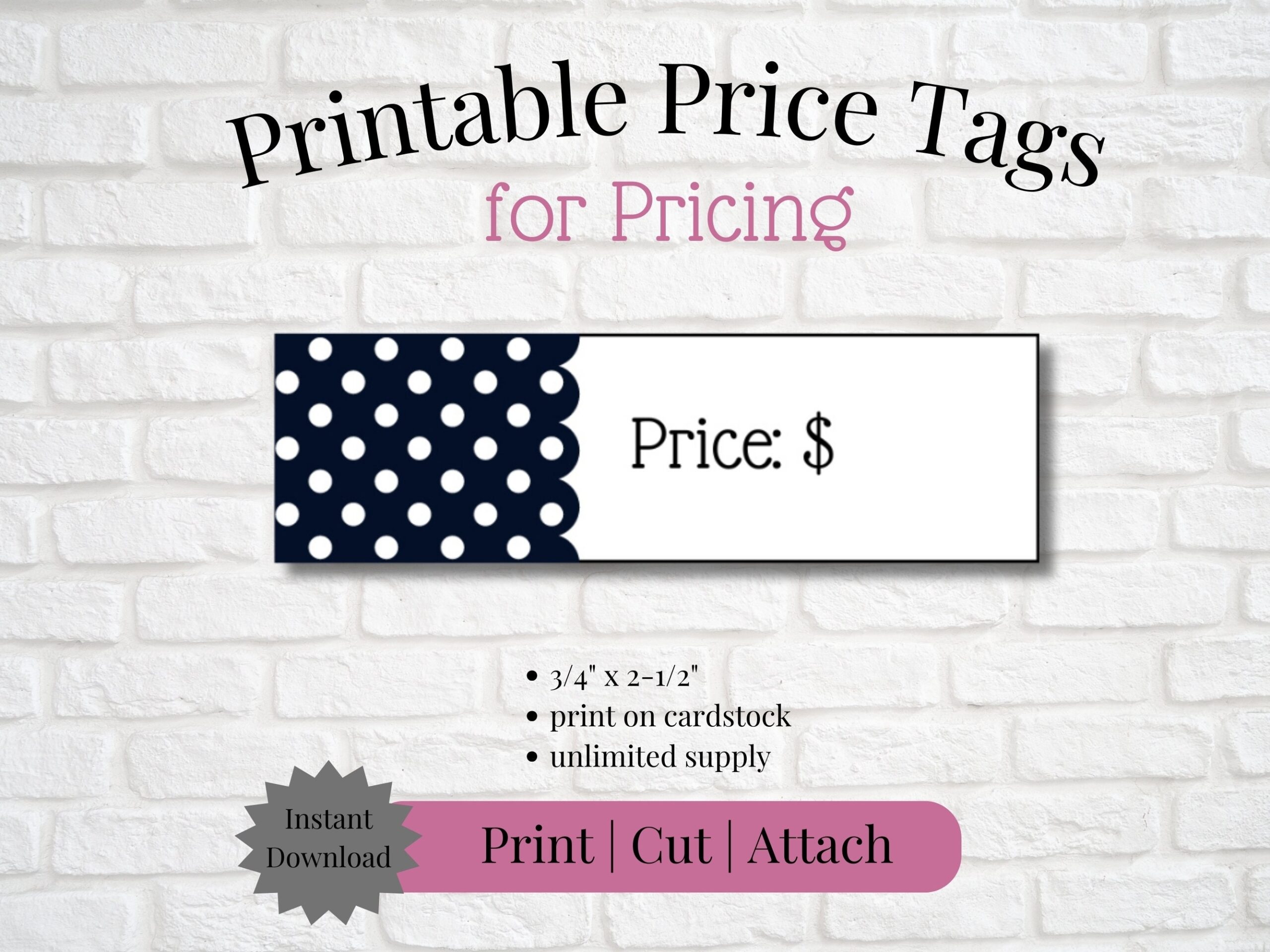 Free Printable Price Tag Template Free Printable Price Tag Template