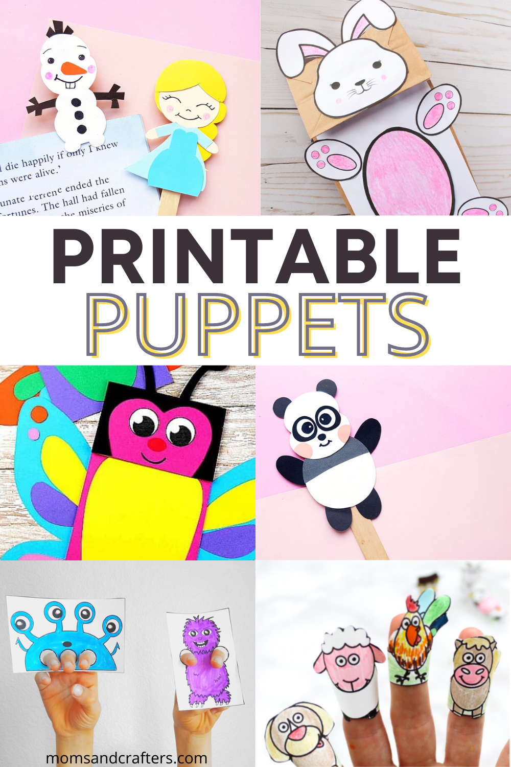 Free Printable Paper Puppet Template