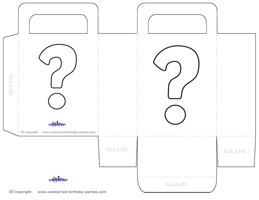Printable Question Mark Favorbag Coolest Free Printables