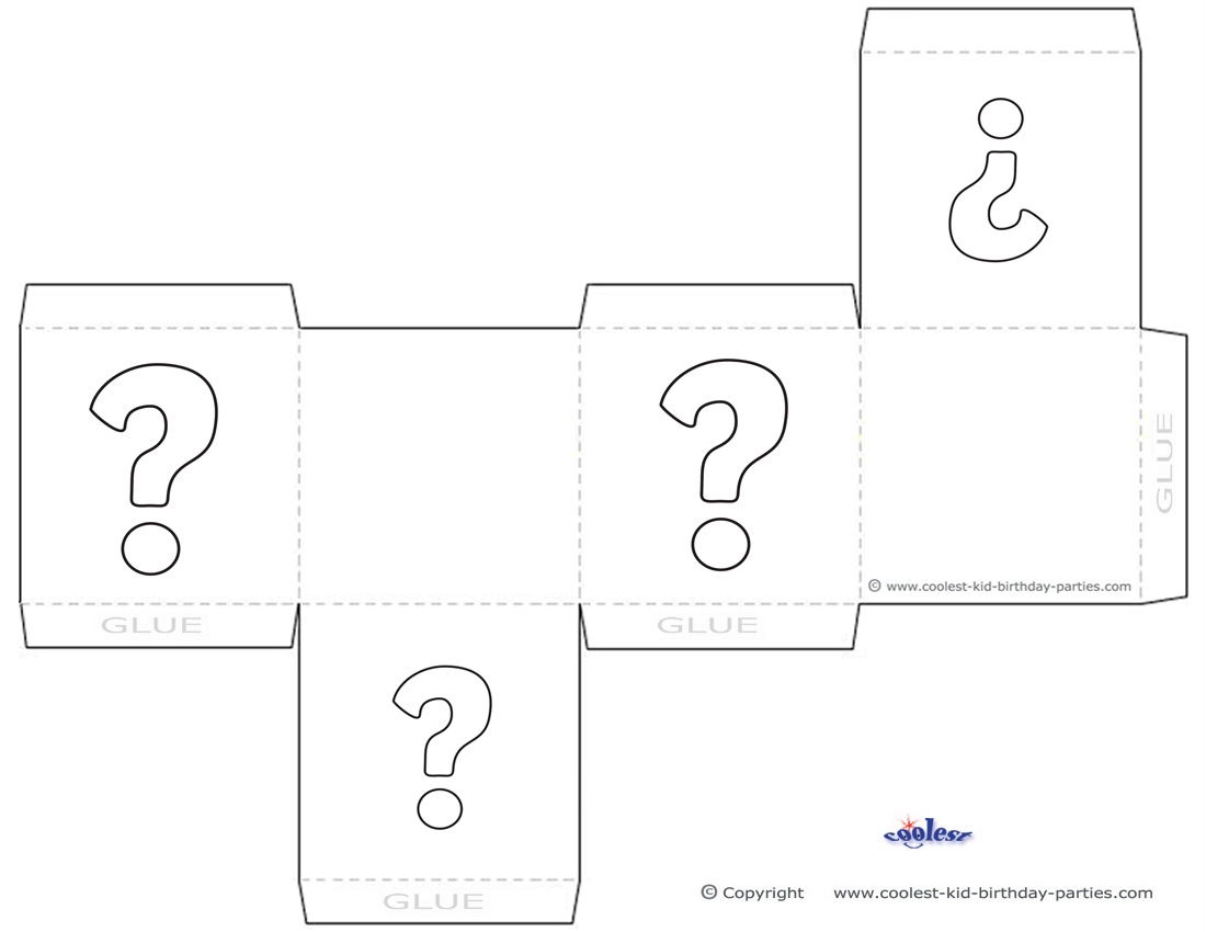 Printable Question Mark Favorbox Coolest Free Printables