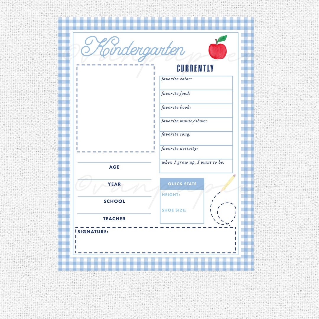 PRINTABLE School Memory Pages Printable Back To School Interview Customizable School Memory Book Etsy PRINTABLE School Memory Pages Printable Back To School Interview Customizable School Memory Book Etsy