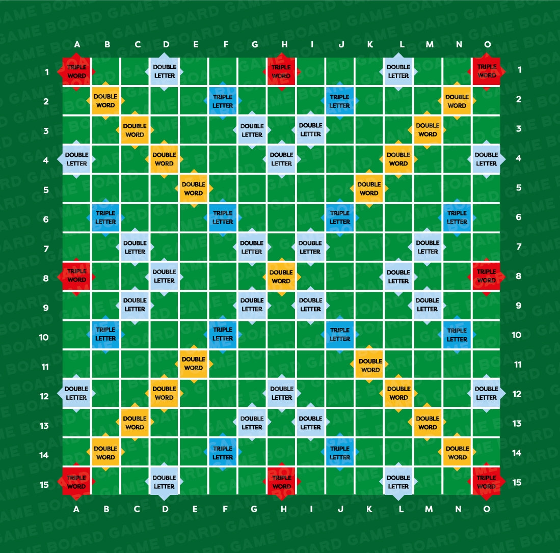 Printable Scrabble Board Word Game DIGITAL ART For Game Room Playroom Game Night Invite Wedding Etsy